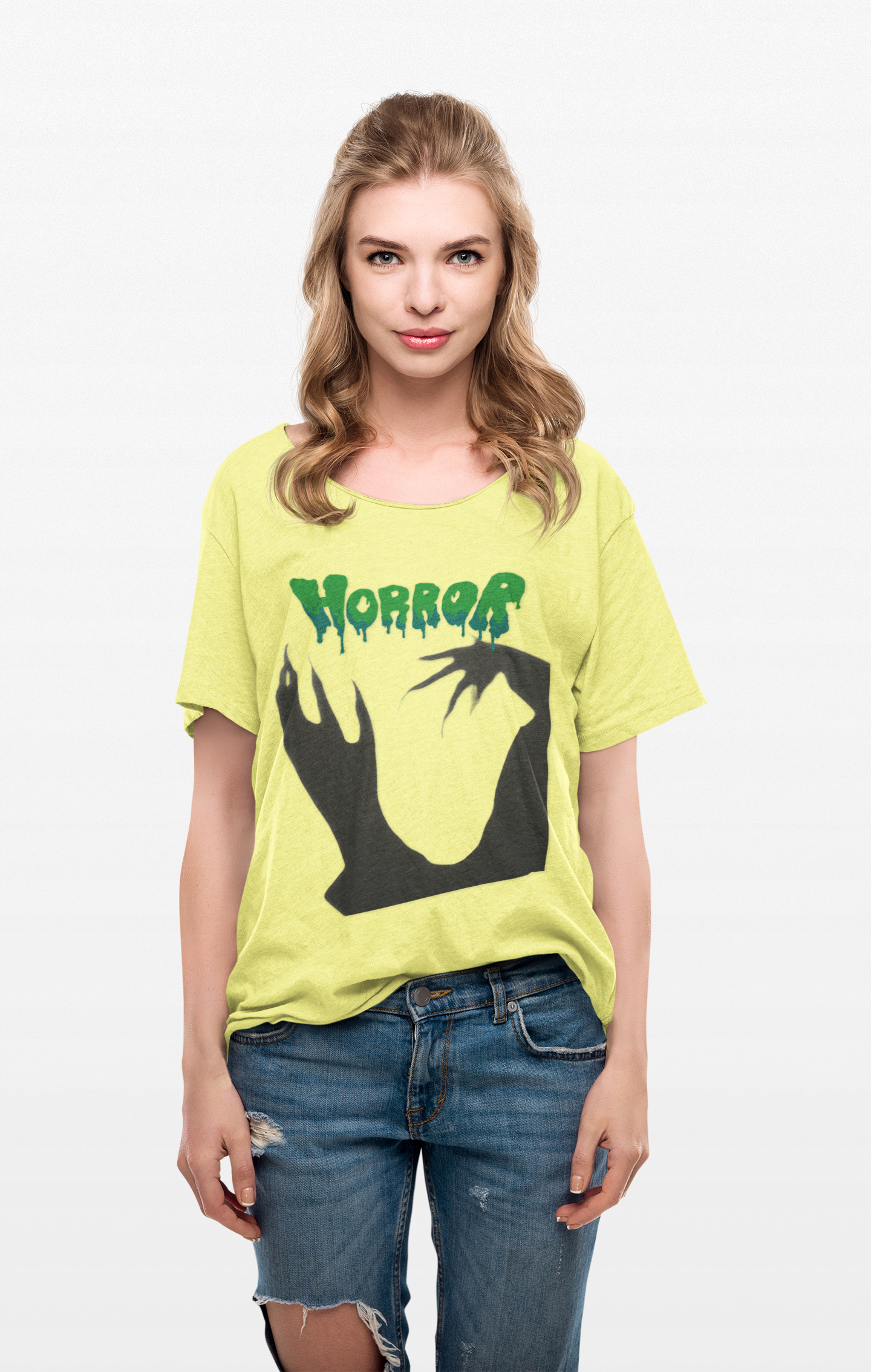 "HORROR HANDS" Halloween Unisex Short Sleeve Tee product thumbnail image "HORROR HANDS" Halloween Unisex Short Sleeve Tee product thumbnail image