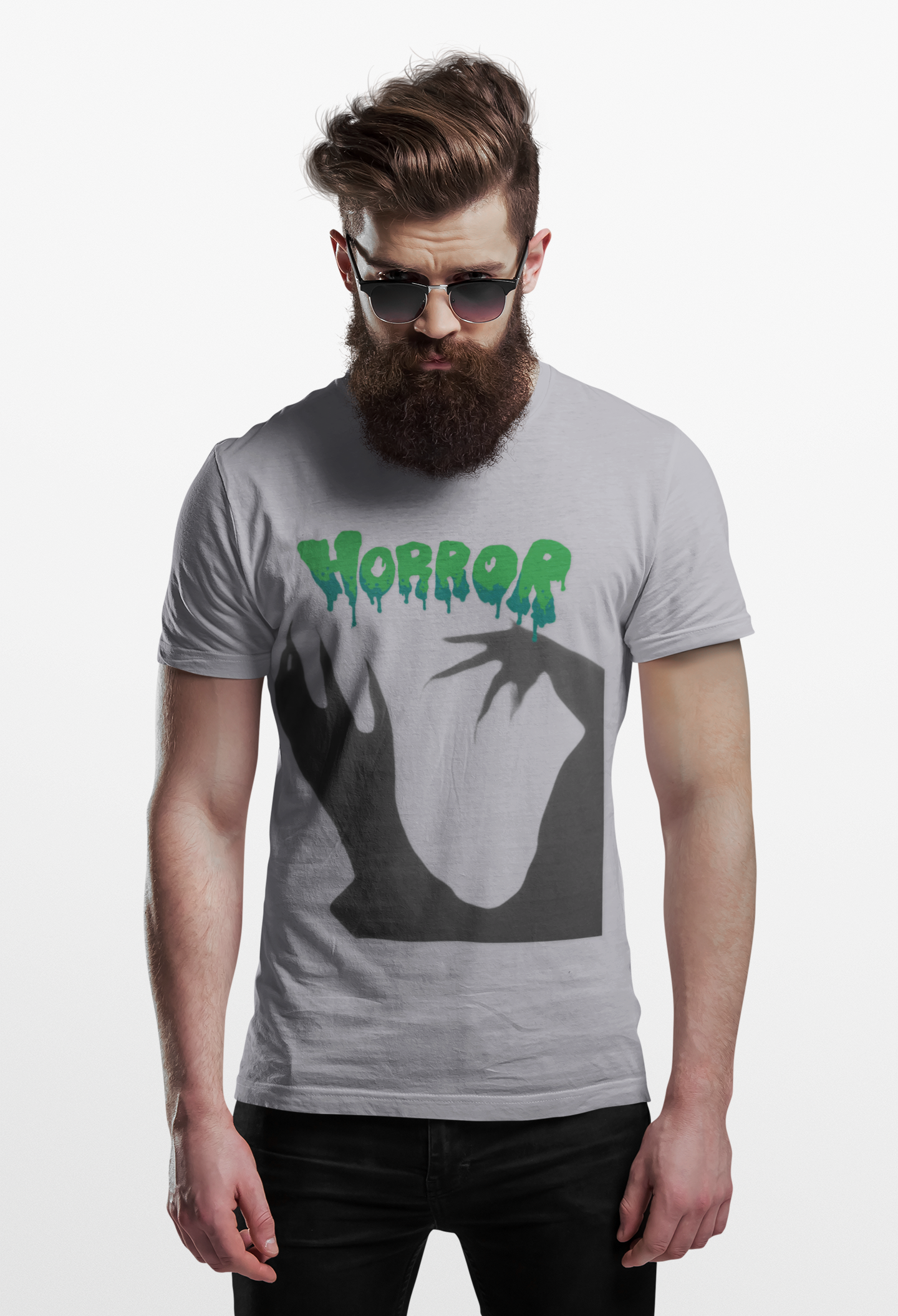 "HORROR HANDS" Halloween Unisex Short Sleeve Tee product thumbnail image "HORROR HANDS" Halloween Unisex Short Sleeve Tee product thumbnail image