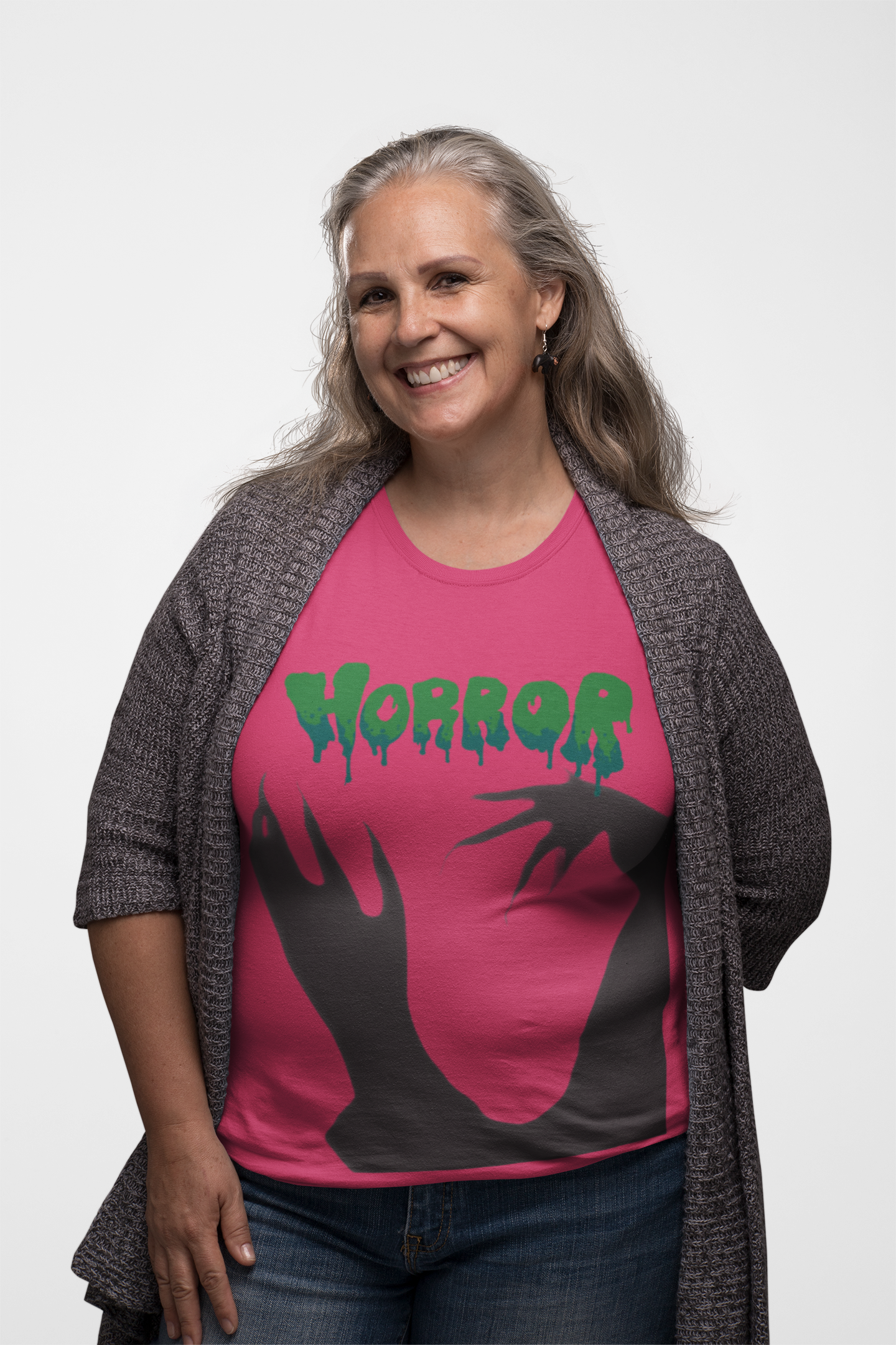 "HORROR HANDS" Halloween Unisex Short Sleeve Tee product thumbnail image "HORROR HANDS" Halloween Unisex Short Sleeve Tee product thumbnail image