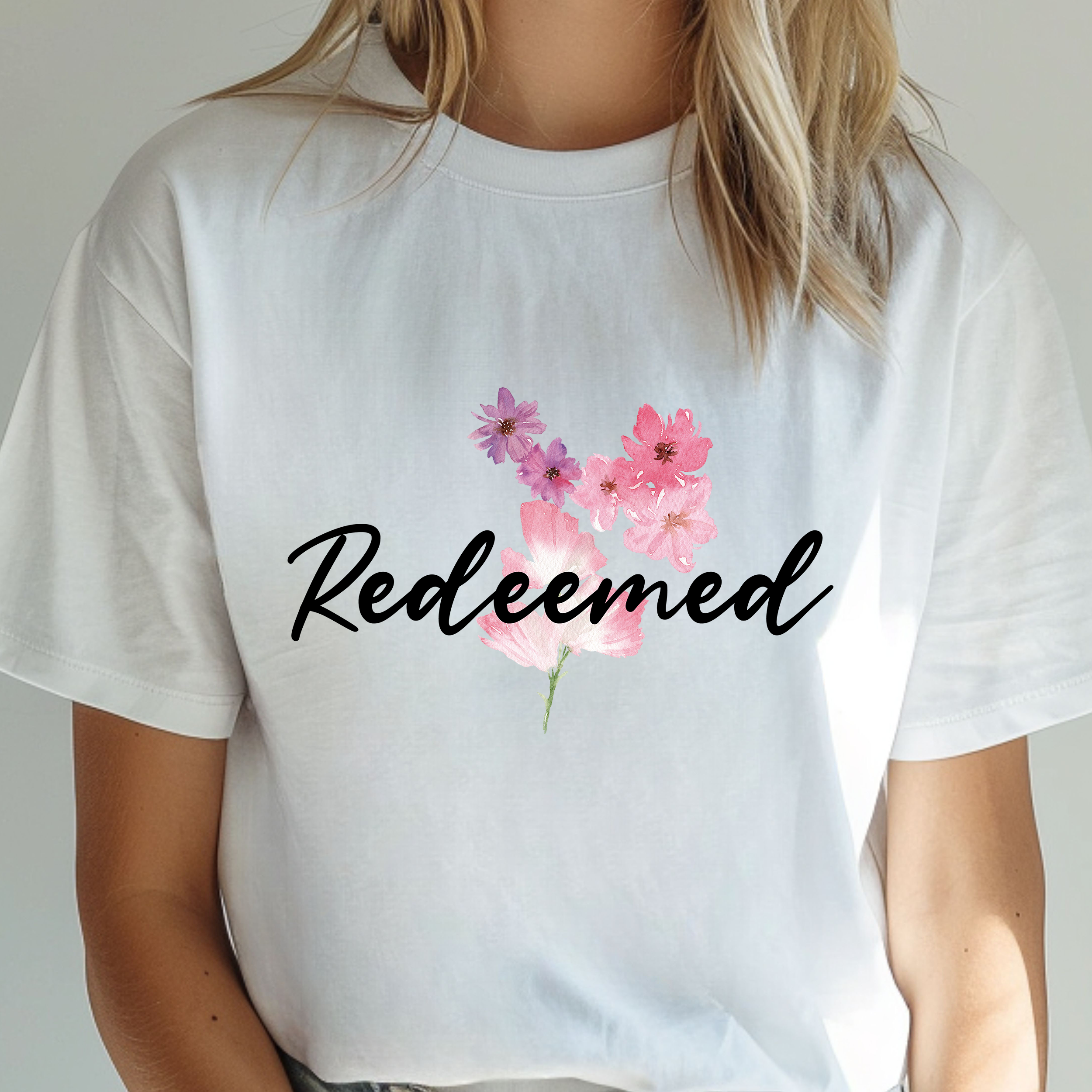 Redeemed - Women's Christian T-Shirt product thumbnail image Redeemed - Women's Christian T-Shirt product thumbnail image