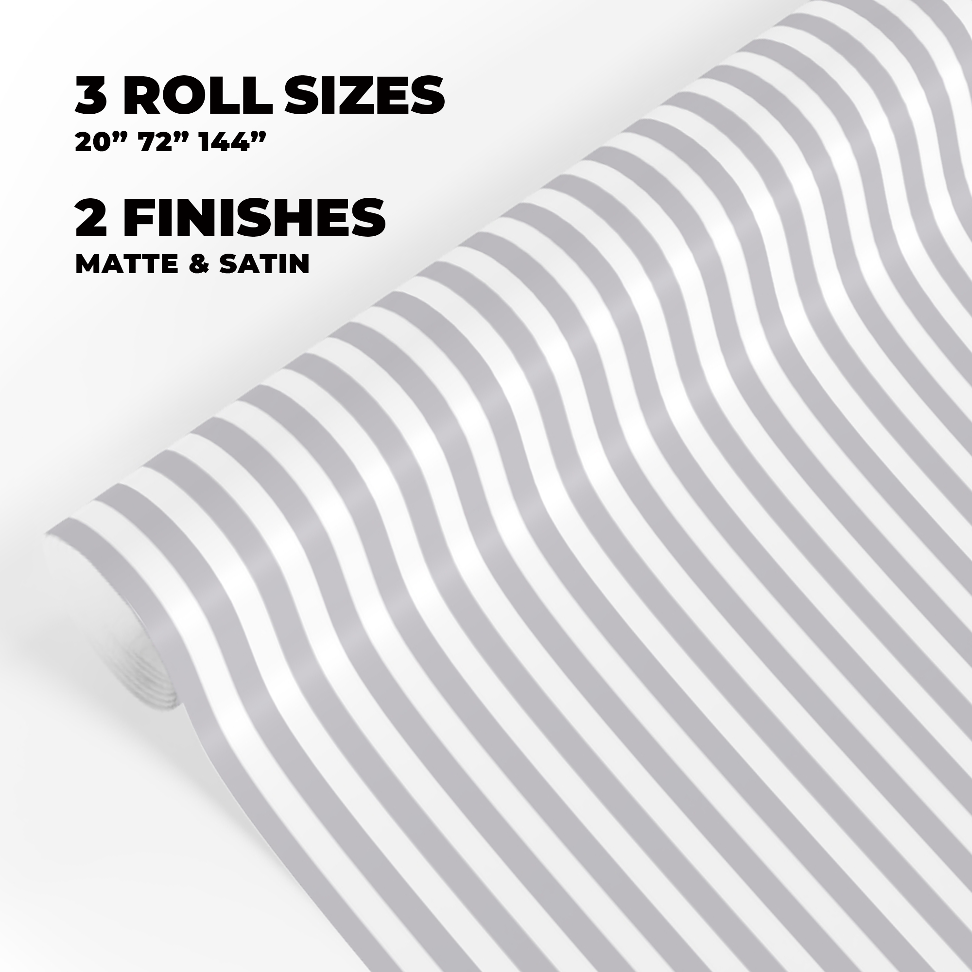 Seaside Stripes Gift Wrap in Your Custom Color product thumbnail image