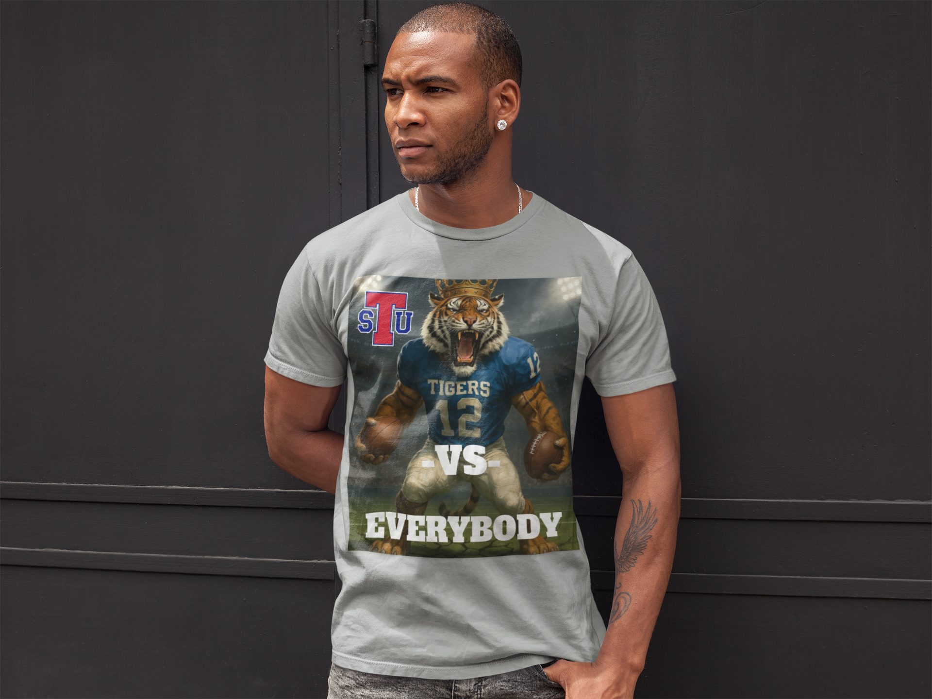 TSU vs Everybody Unisex Sports Pride T-Shirt, Colorful Team Spirit Tee, Perfect for Game Day, Sports Events product thumbnail image TSU vs Everybody Unisex Sports Pride T-Shirt, Colorful Team Spirit Tee, Perfect for Game Day, Sports Events product thumbnail image