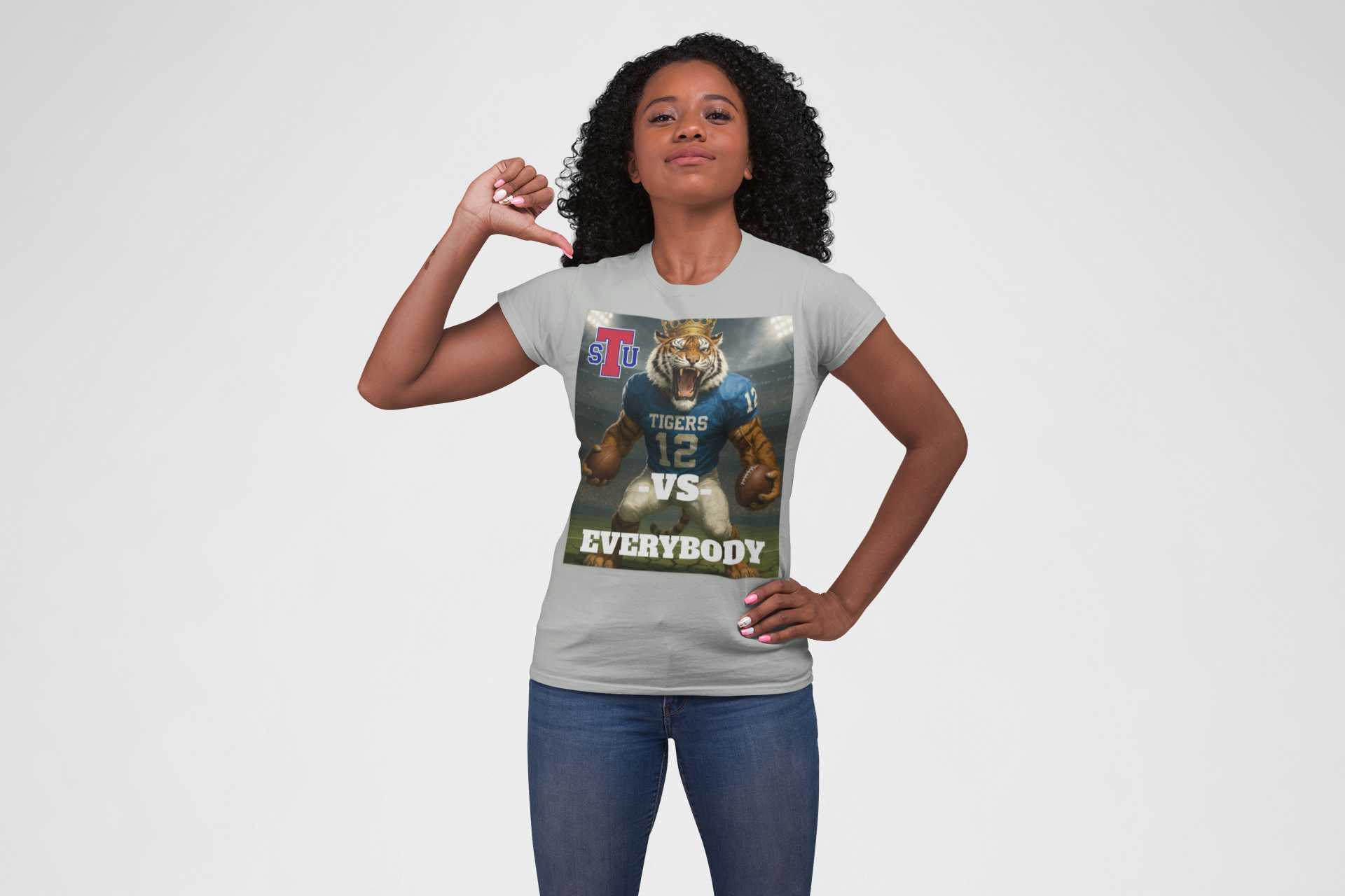 TSU vs Everybody Unisex Sports Pride T-Shirt, Colorful Team Spirit Tee, Perfect for Game Day, Sports Events product thumbnail image