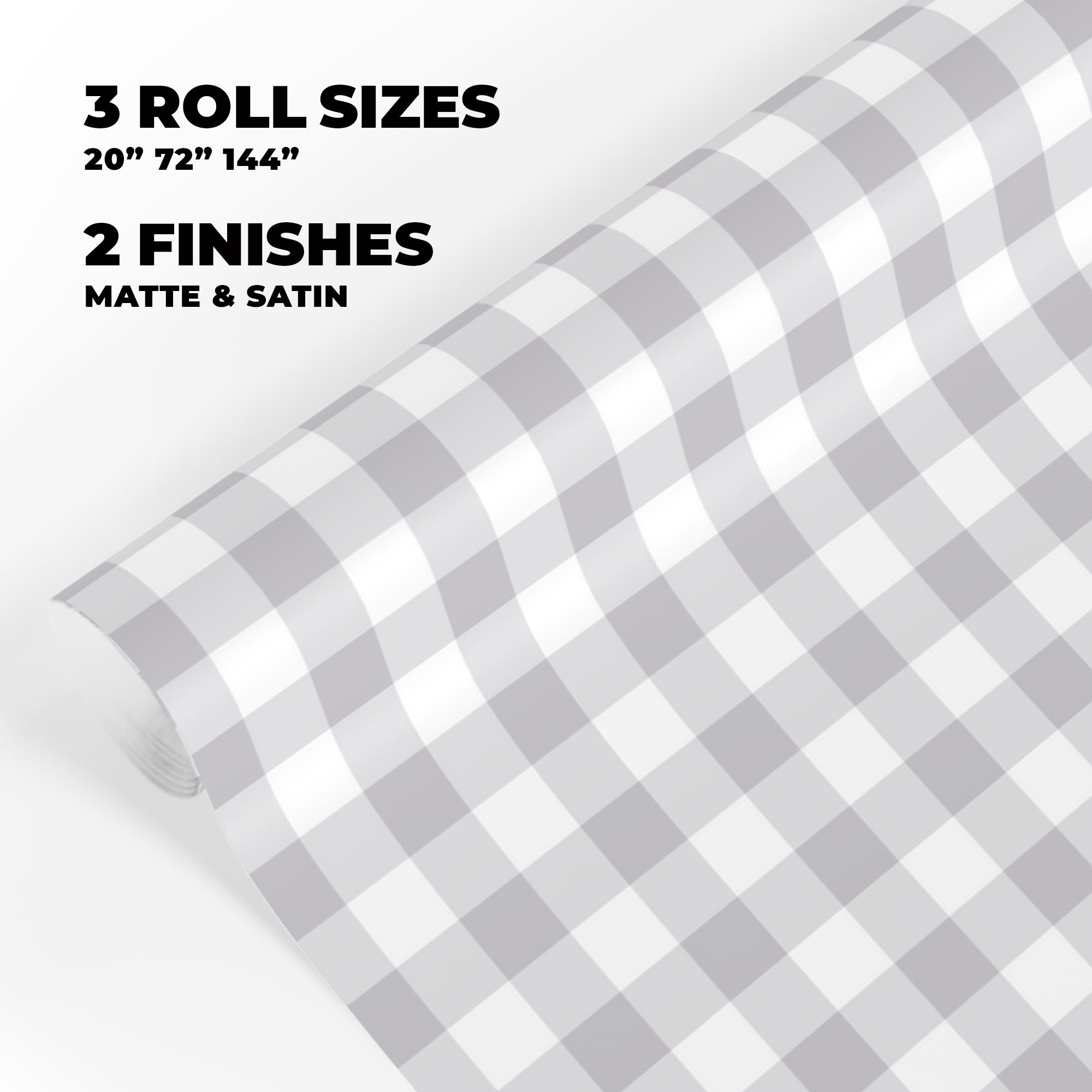 Picnic Gingham Gift Wrap in Your Custom Color product thumbnail image