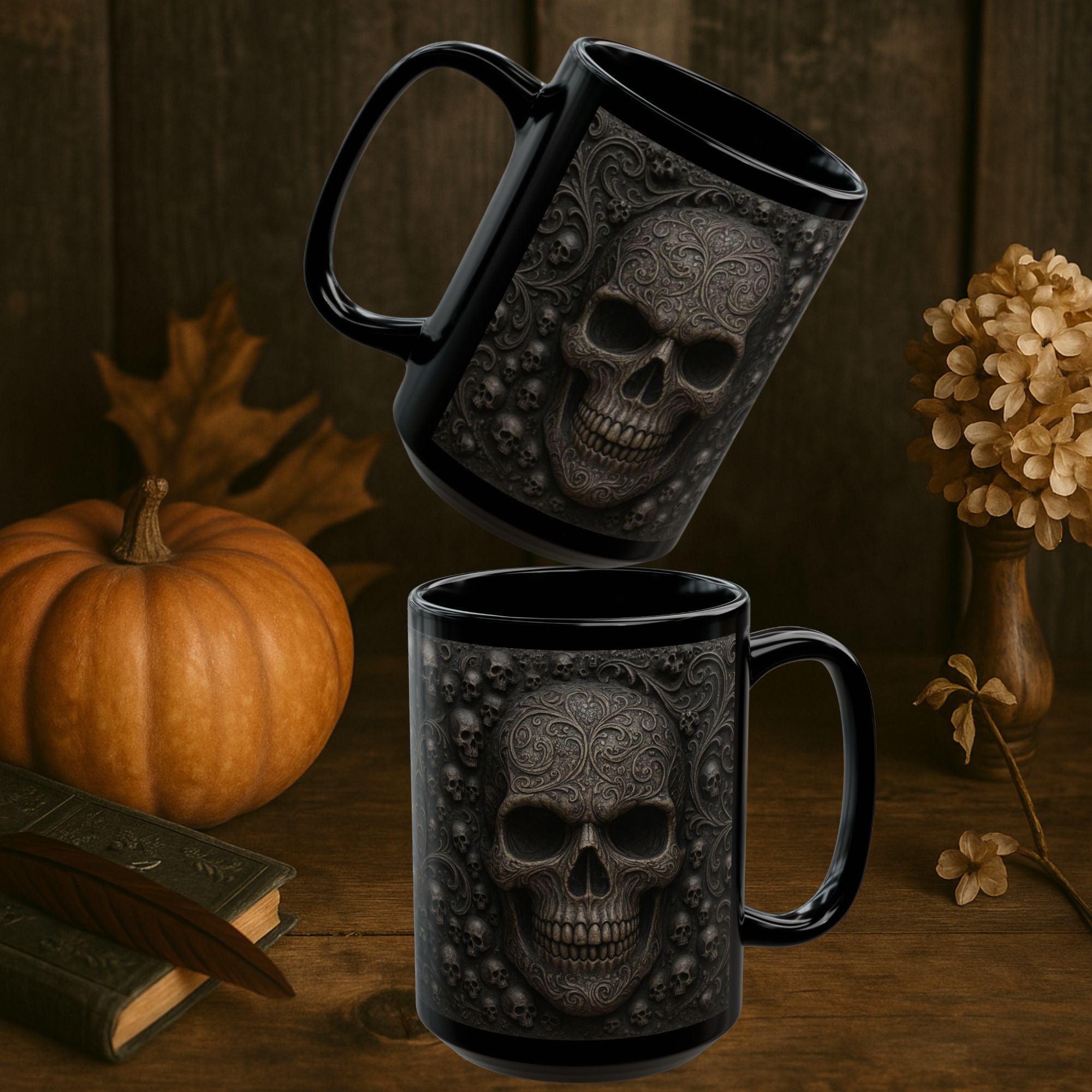 Mug Gothic Skull
