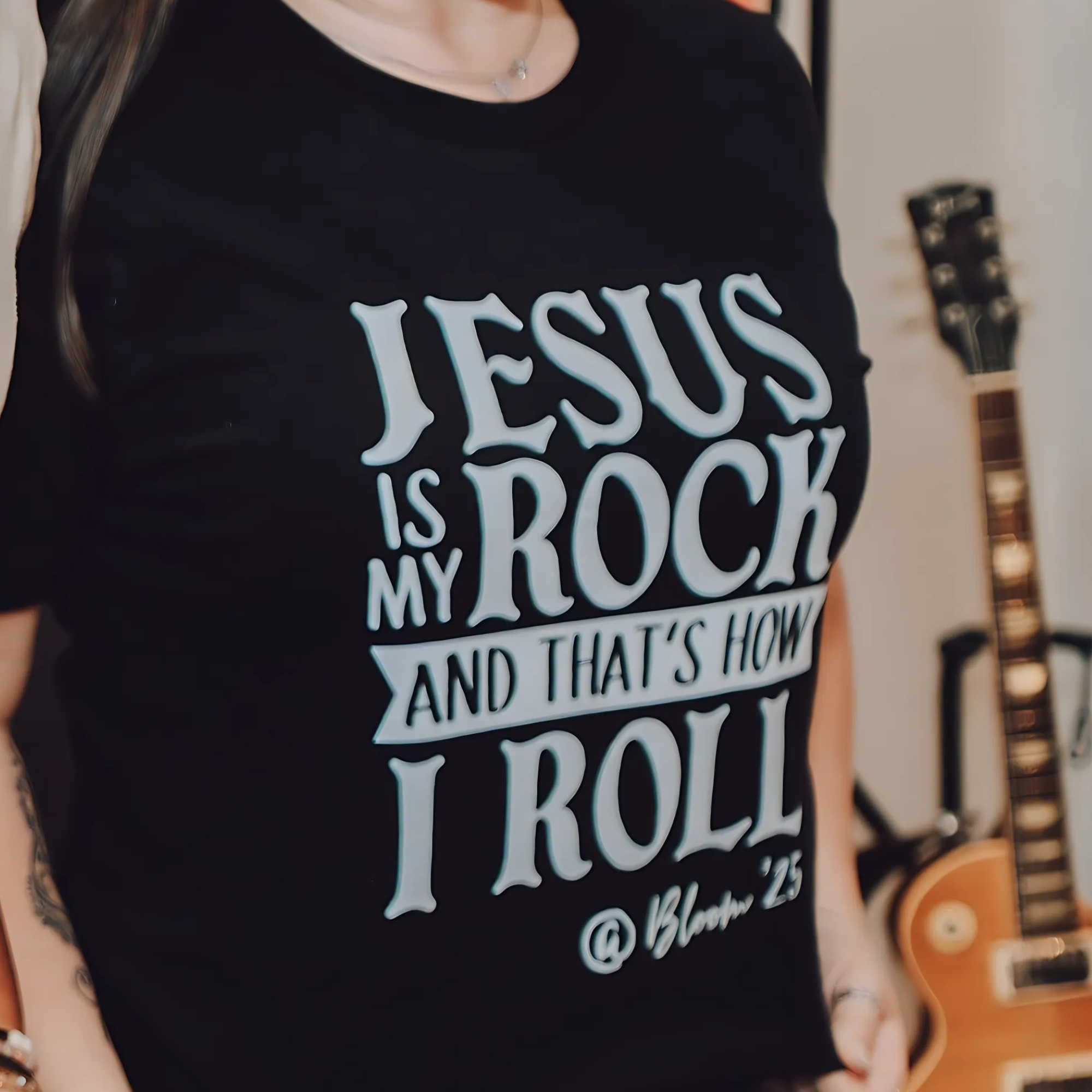 Jesus Is My Rock - Unisex Jersey Tee