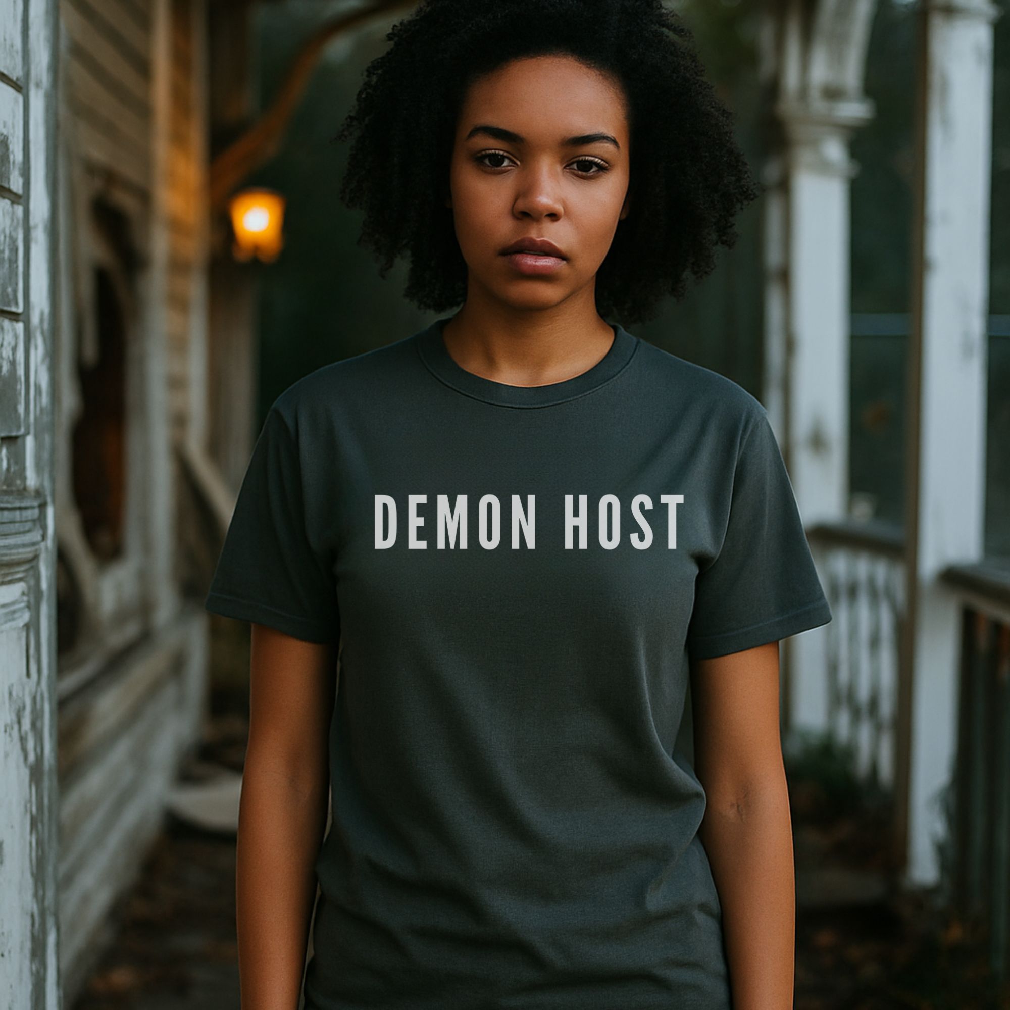 Demon Host Comfort Colors T-Shirt – Vintage-Inspired Unisex Graphic Tee