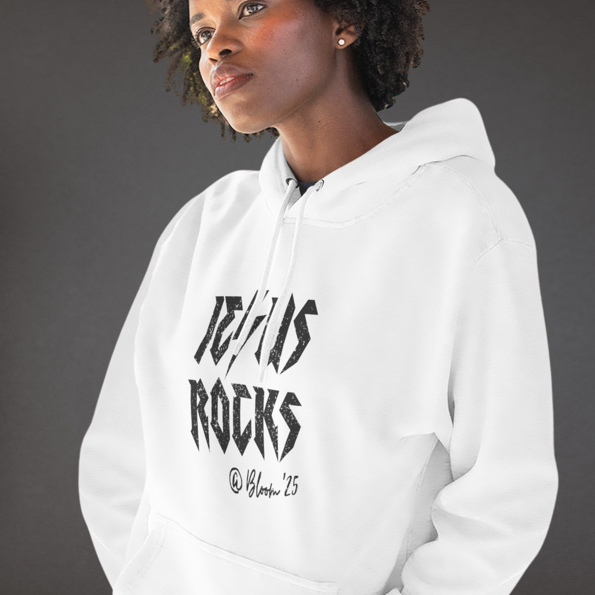 Jesus Rocks - Fleece Hoodie product thumbnail image Jesus Rocks - Fleece Hoodie product thumbnail image