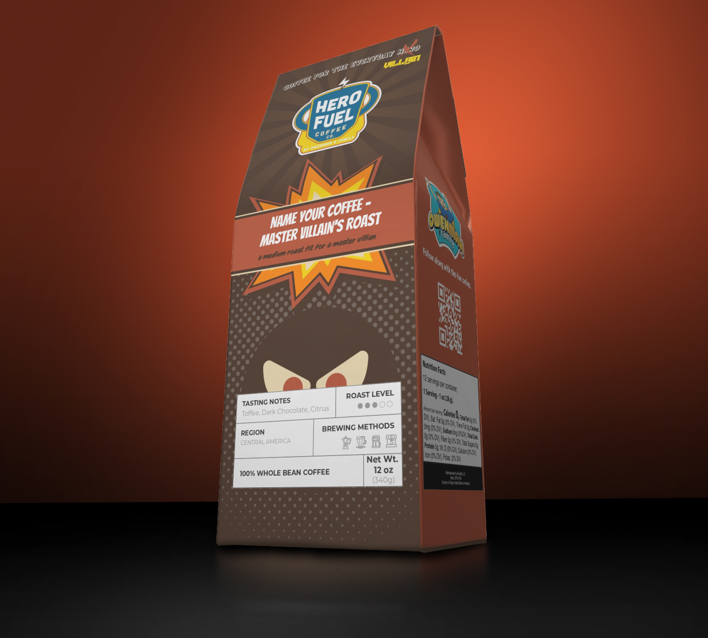 Name Your Coffee – Master Villain's Roast (Medium)