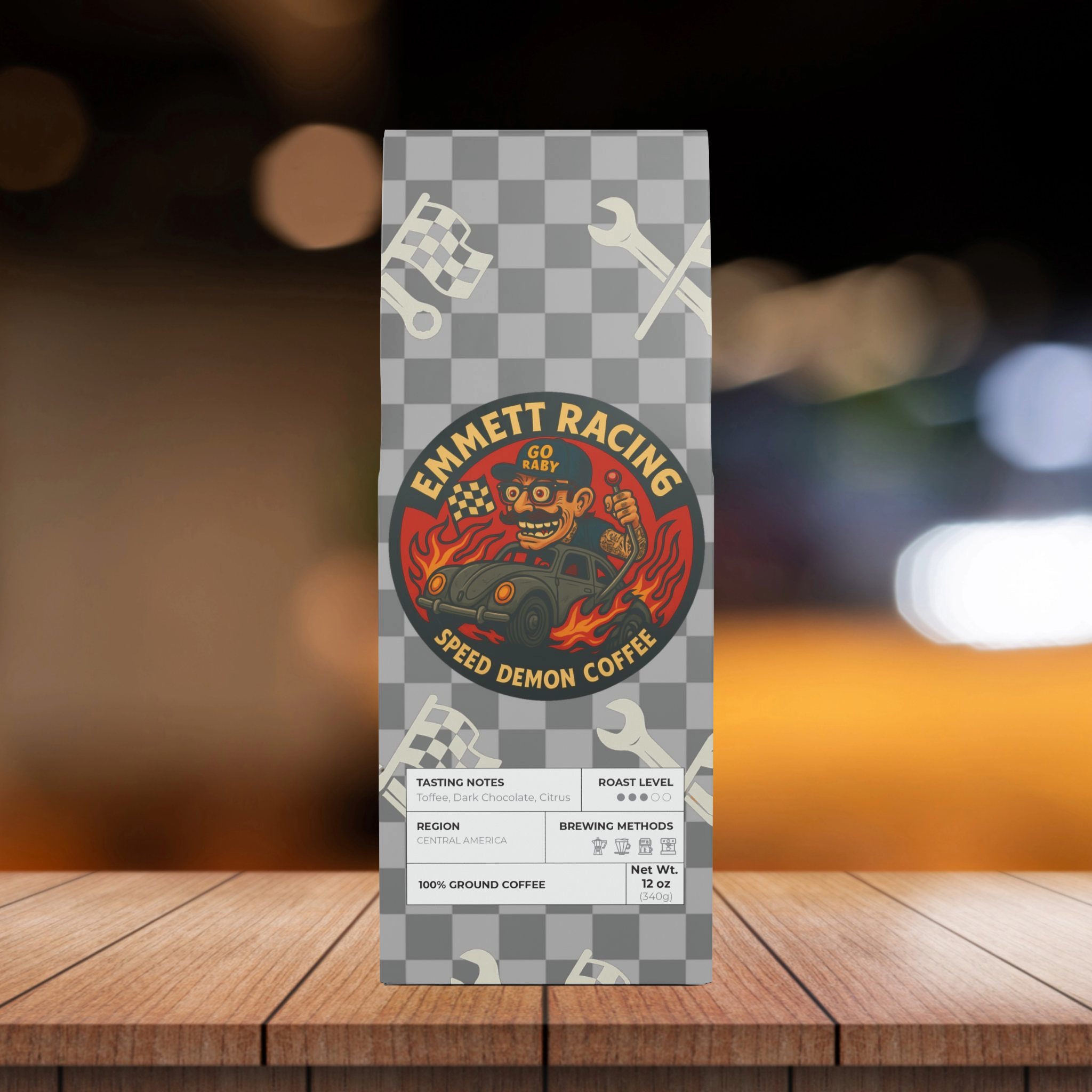 Speed Demon Coffee (Medium Roast) product thumbnail image Speed Demon Coffee (Medium Roast) product thumbnail image