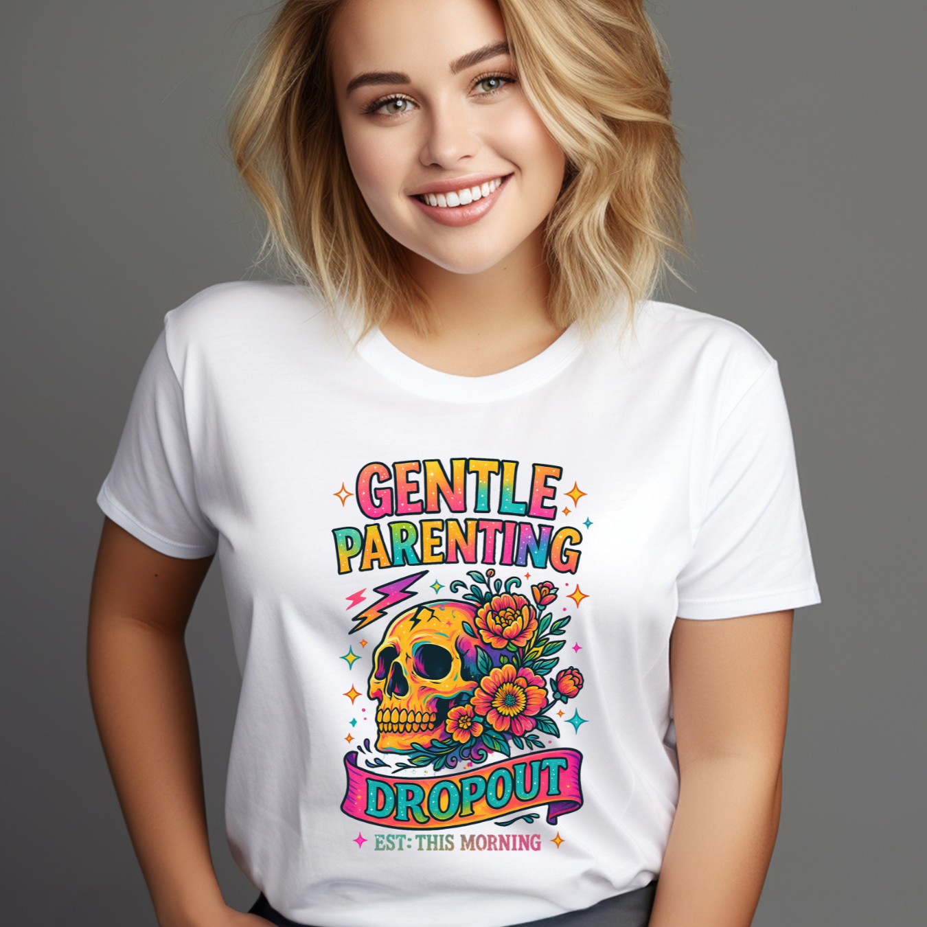 Gentle Parenting Dropout Tee - Unisex T-Shirt for Parents product thumbnail image