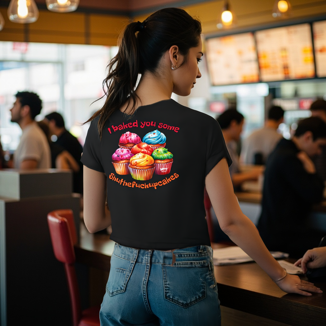 Sarcasm Culture I Baked You Some Shuthefuckupcakes Tee product thumbnail image