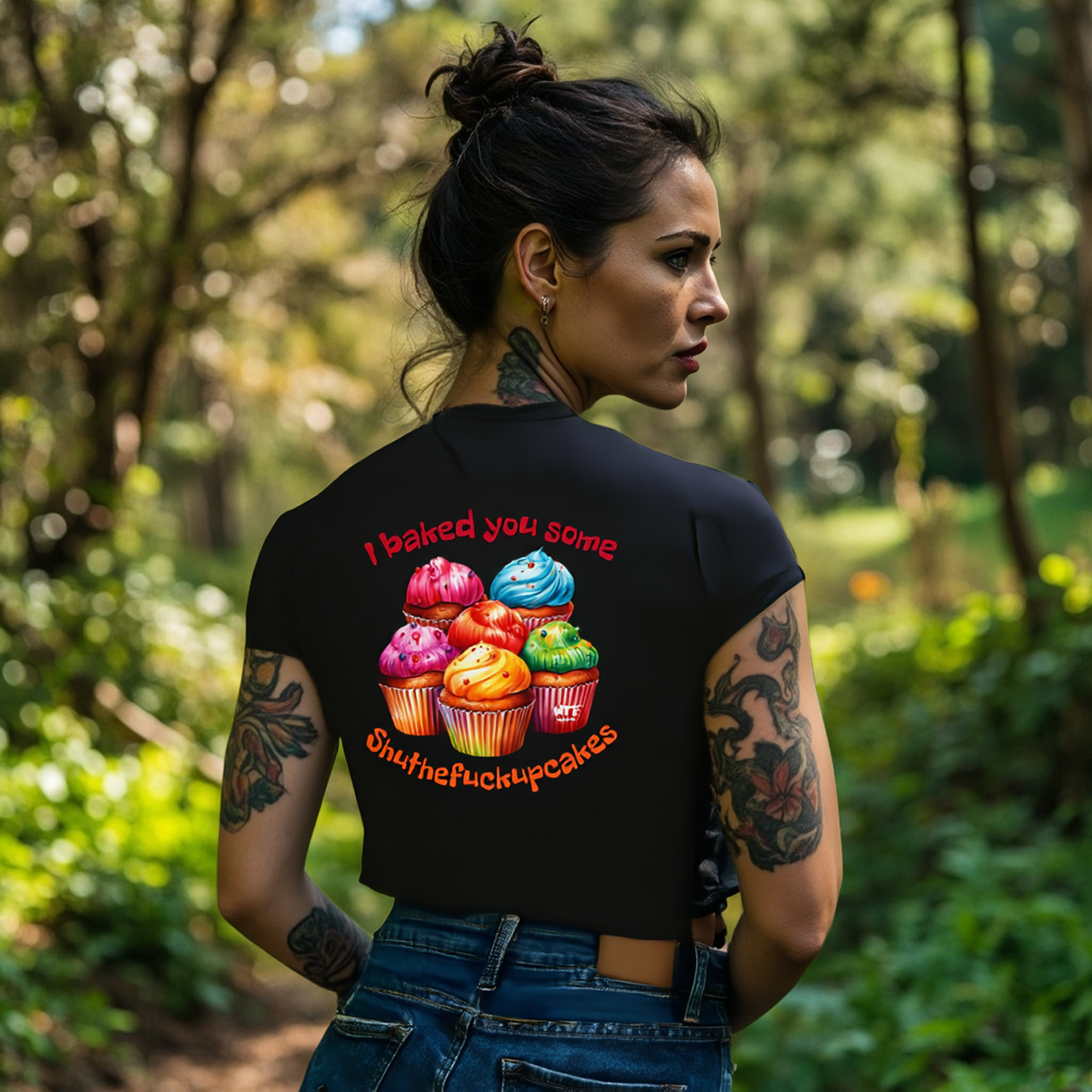 Sarcastic I Baked You Some Shuthefuckupcakes Tee product thumbnail image