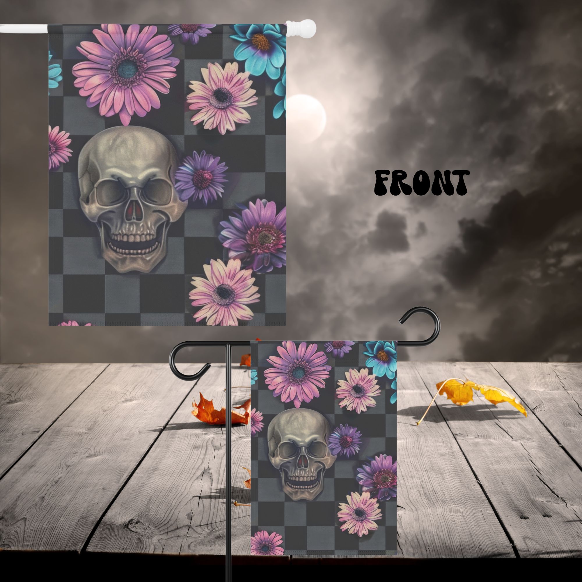  Floral Skull Flag product thumbnail image