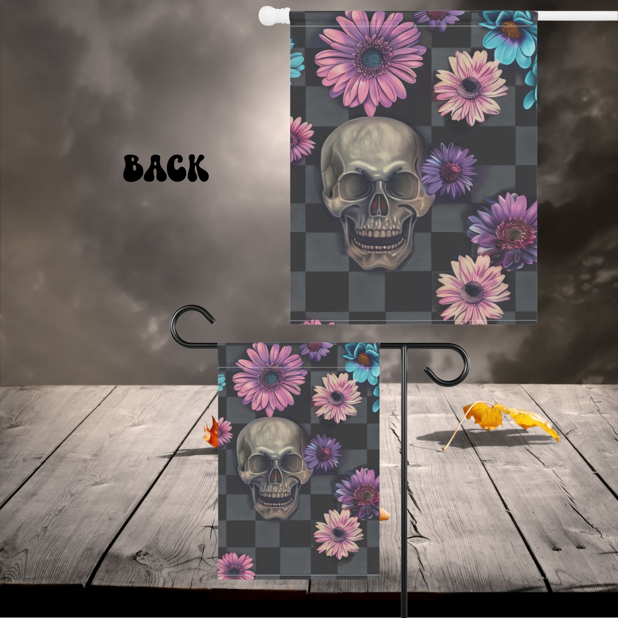  Floral Skull Flag product thumbnail image