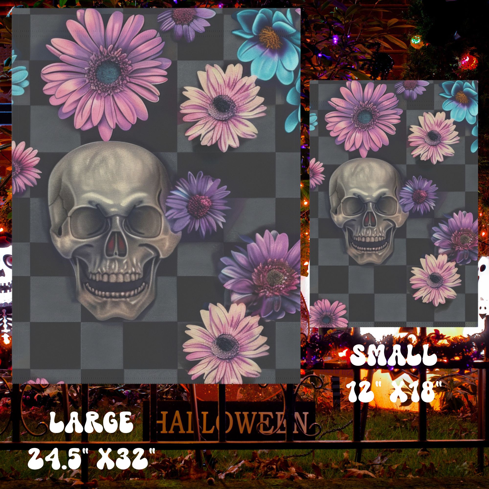  Floral Skull Flag product thumbnail image