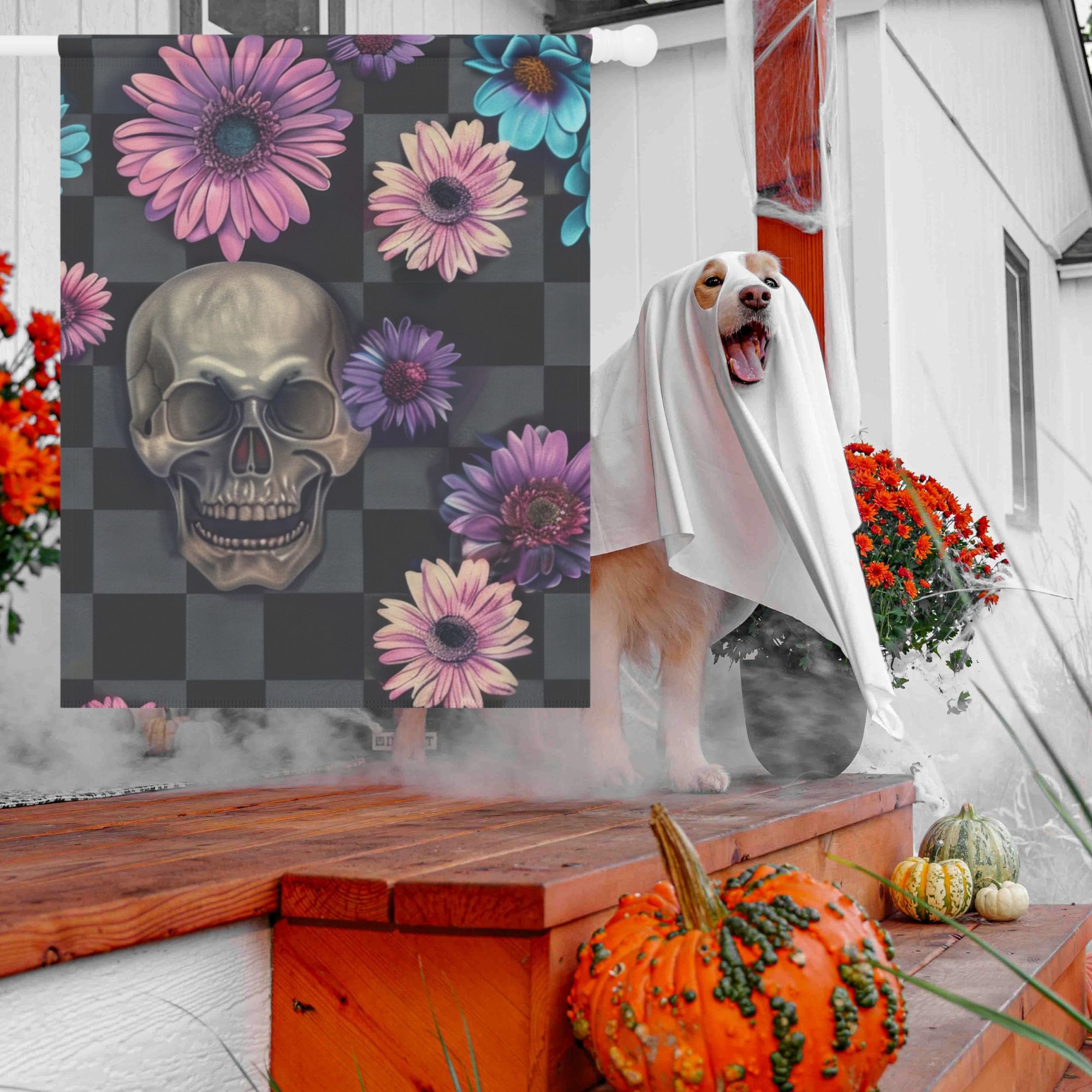  Floral Skull Flag product thumbnail image