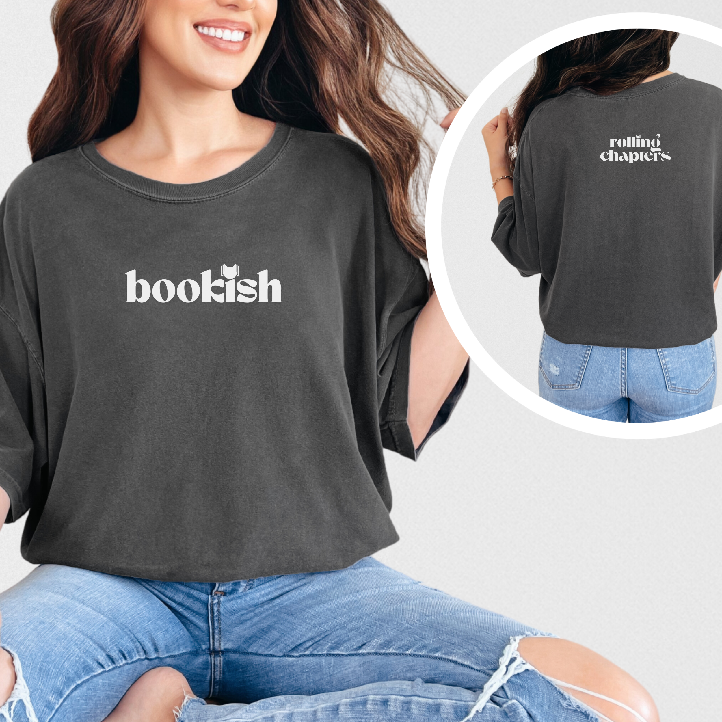 Bookish Comfort Colors T-Shirt | Cozy Reading Tee, Gift for Book Lovers product thumbnail image Bookish Comfort Colors T-Shirt | Cozy Reading Tee, Gift for Book Lovers product thumbnail image