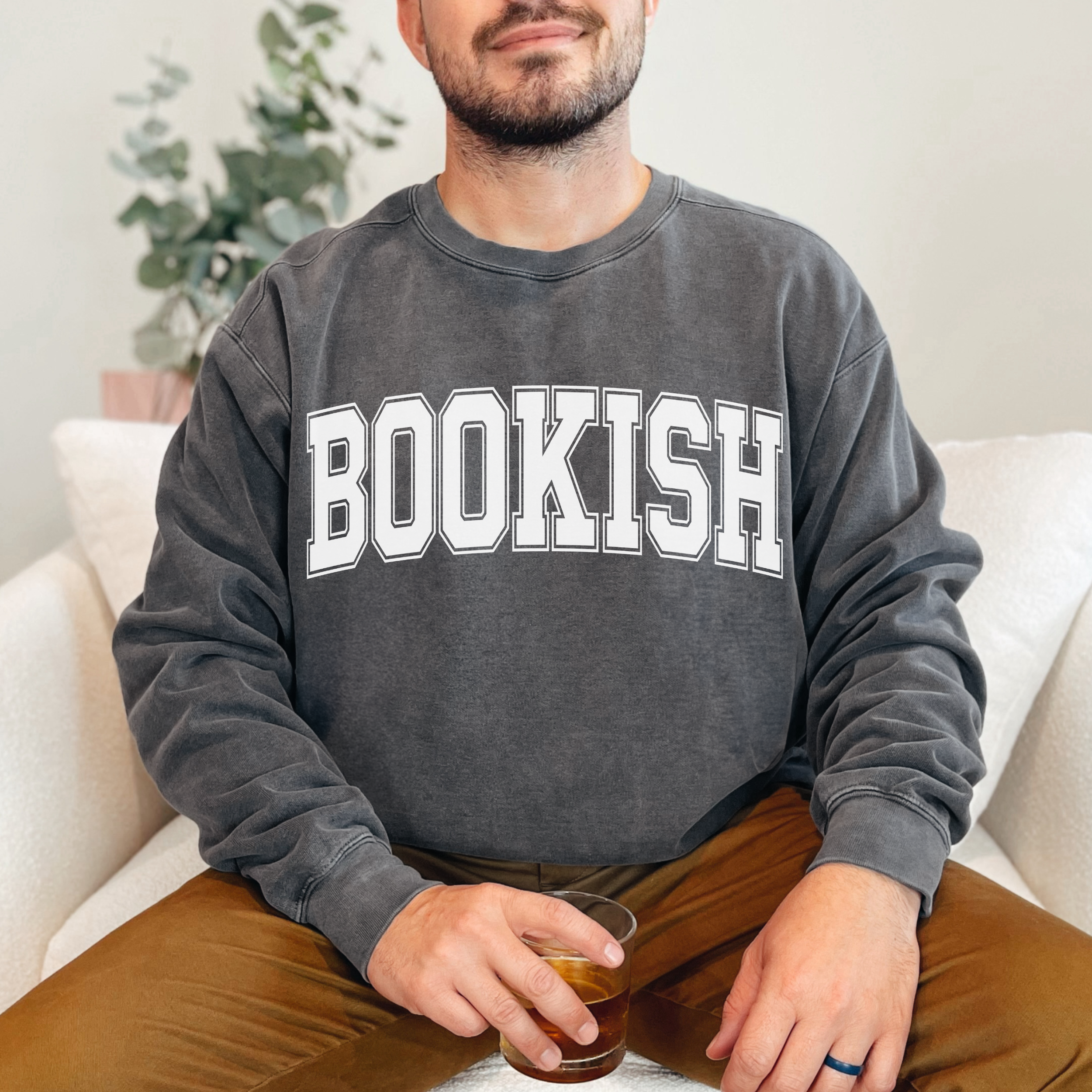 BOOKISH Comfort Colors Crewneck Sweatshirt