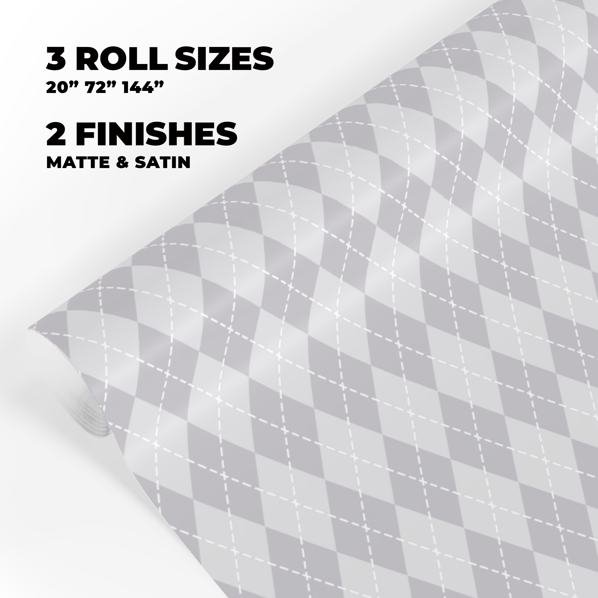 Argyle Sweater Gift Wrap in Your Custom Color product thumbnail image