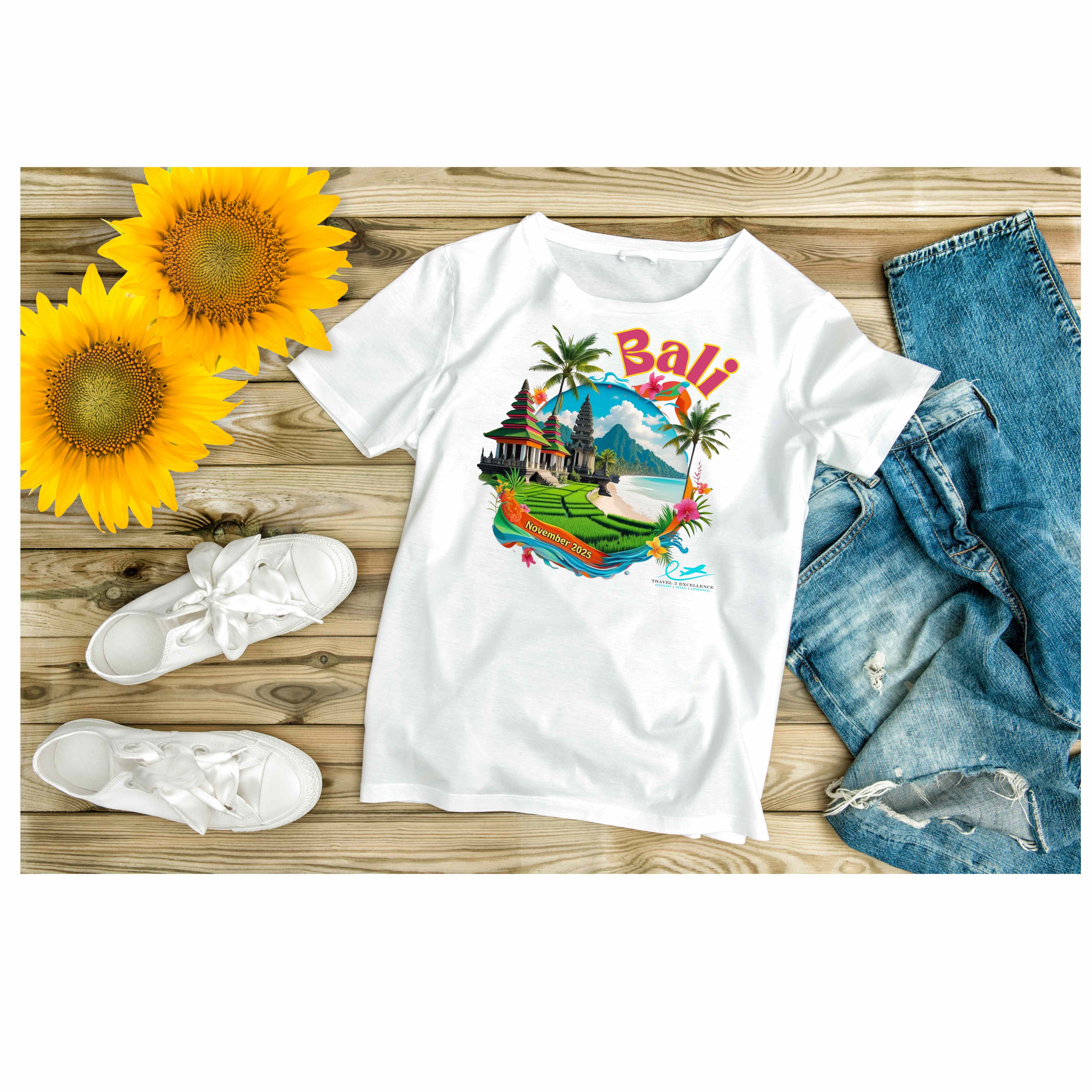 Bali Paradise Unisex Softstyle T-Shirt, Tropical Beach Tee, Vacation Gift, Travel Lover Shirt, Summer Outing Apparel, Eco-Friendly Clothing product thumbnail image