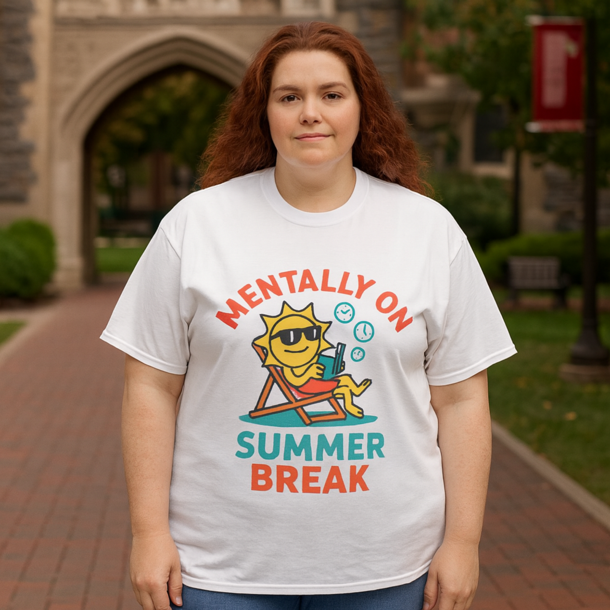 Mentally on Summer Break T Shirt | Funny Summer Vacation Tee | Casual Beachwear Graphic Shirt | Relaxed Teacher And Student Gift product thumbnail image Mentally on Summer Break T Shirt | Funny Summer Vacation Tee | Casual Beachwear Graphic Shirt | Relaxed Teacher And Student Gift product thumbnail image
