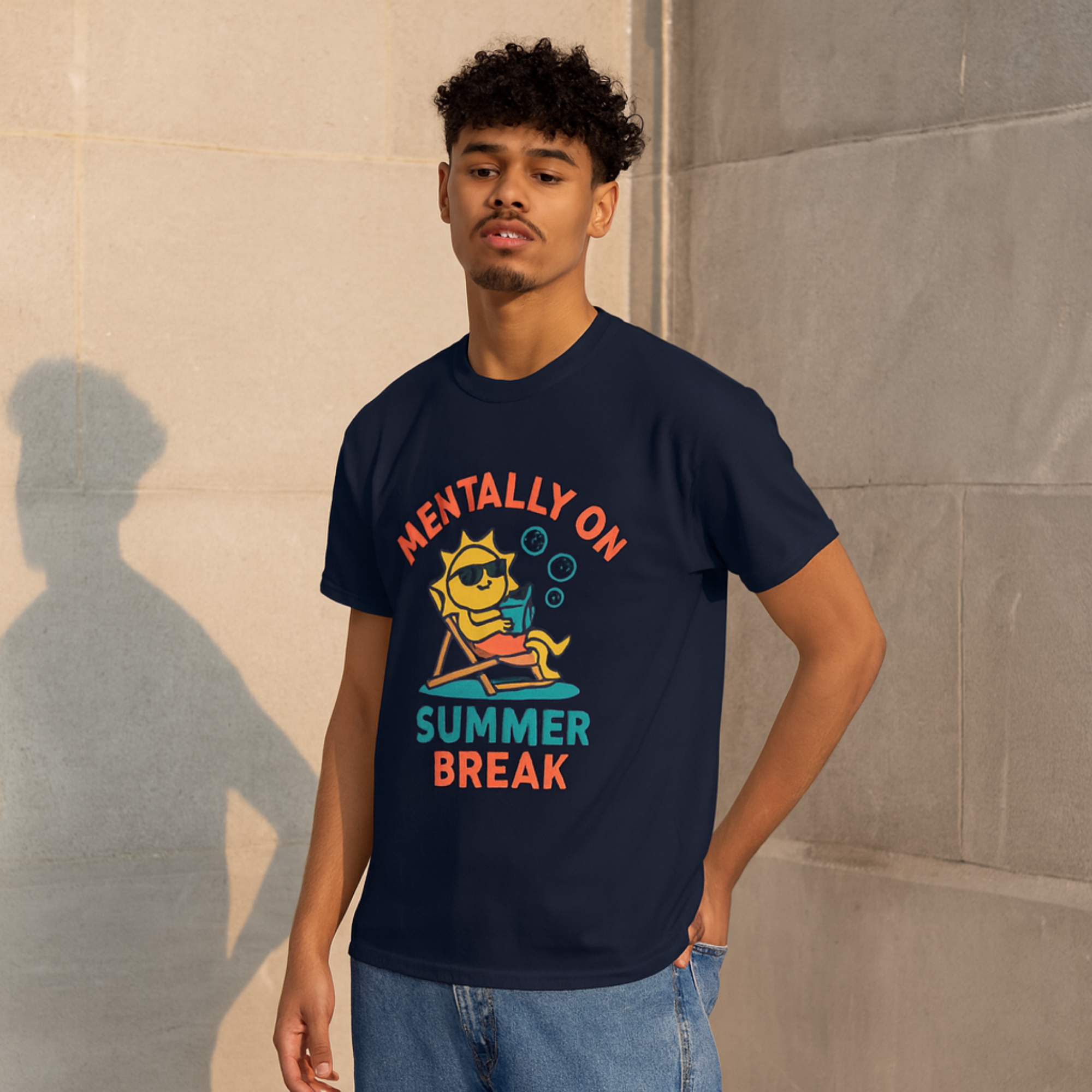 Mentally on Summer Break T Shirt | Funny Summer Vacation Tee | Casual Beachwear Graphic Shirt | Relaxed Teacher And Student Gift product thumbnail image Mentally on Summer Break T Shirt | Funny Summer Vacation Tee | Casual Beachwear Graphic Shirt | Relaxed Teacher And Student Gift product thumbnail image