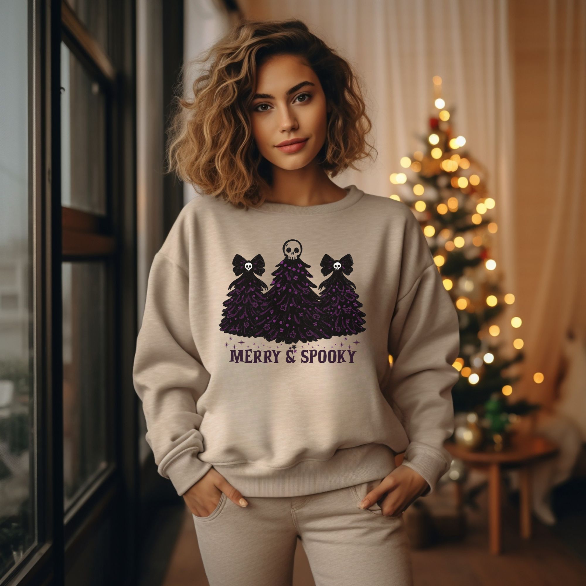 Christmas Spooky Sweatshirt product thumbnail image