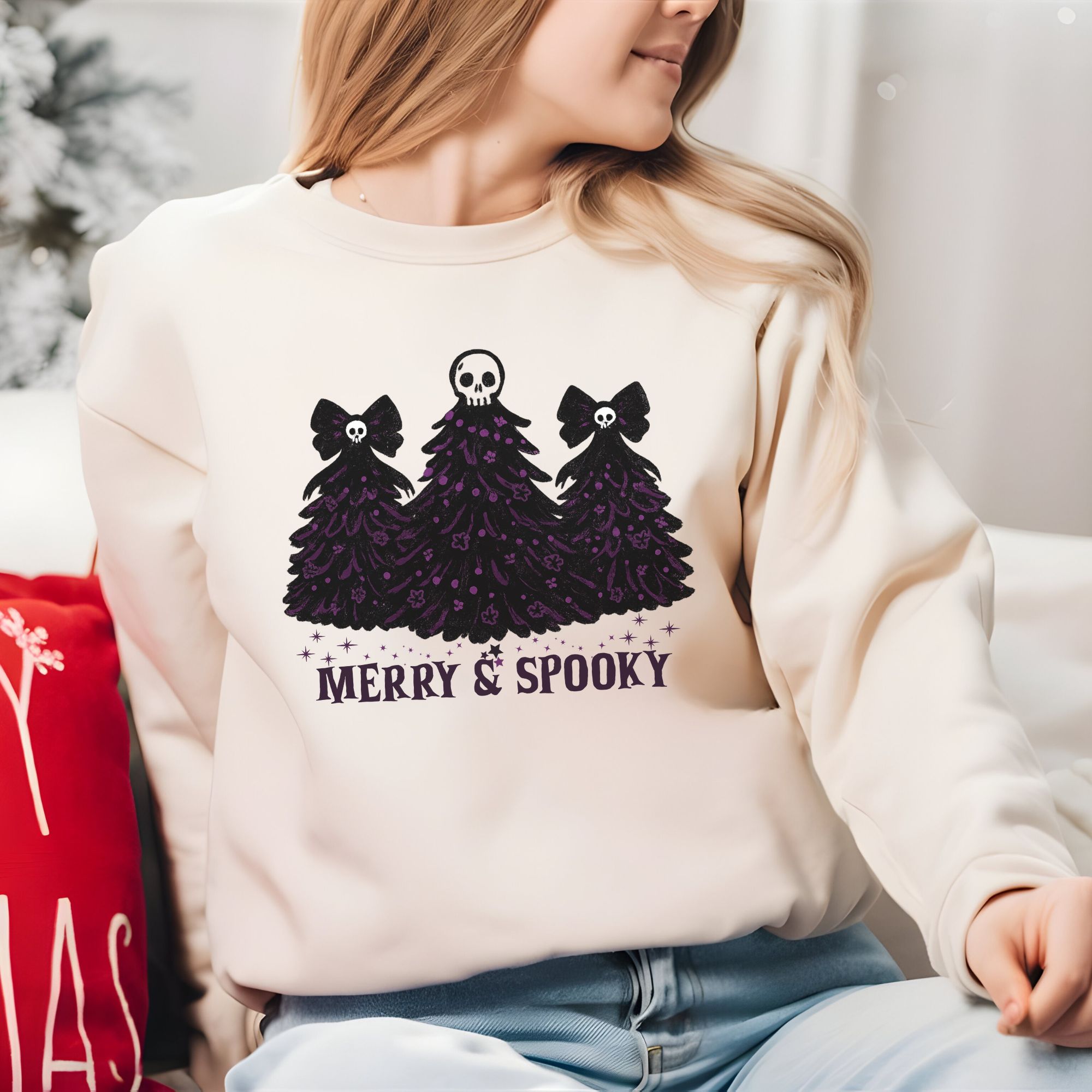 Christmas Spooky Sweatshirt product thumbnail image