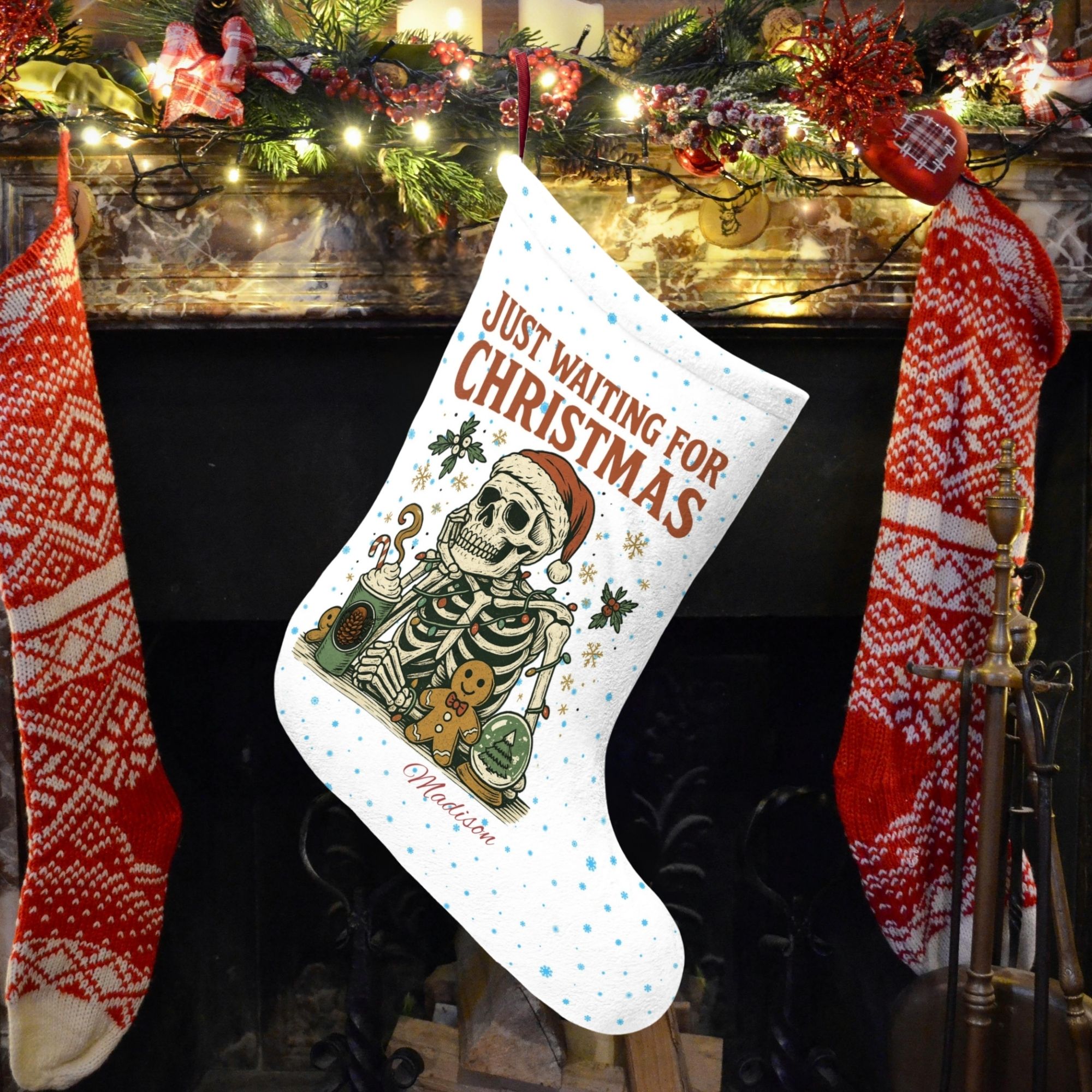 Personalized Skeleton Stocking product thumbnail image
