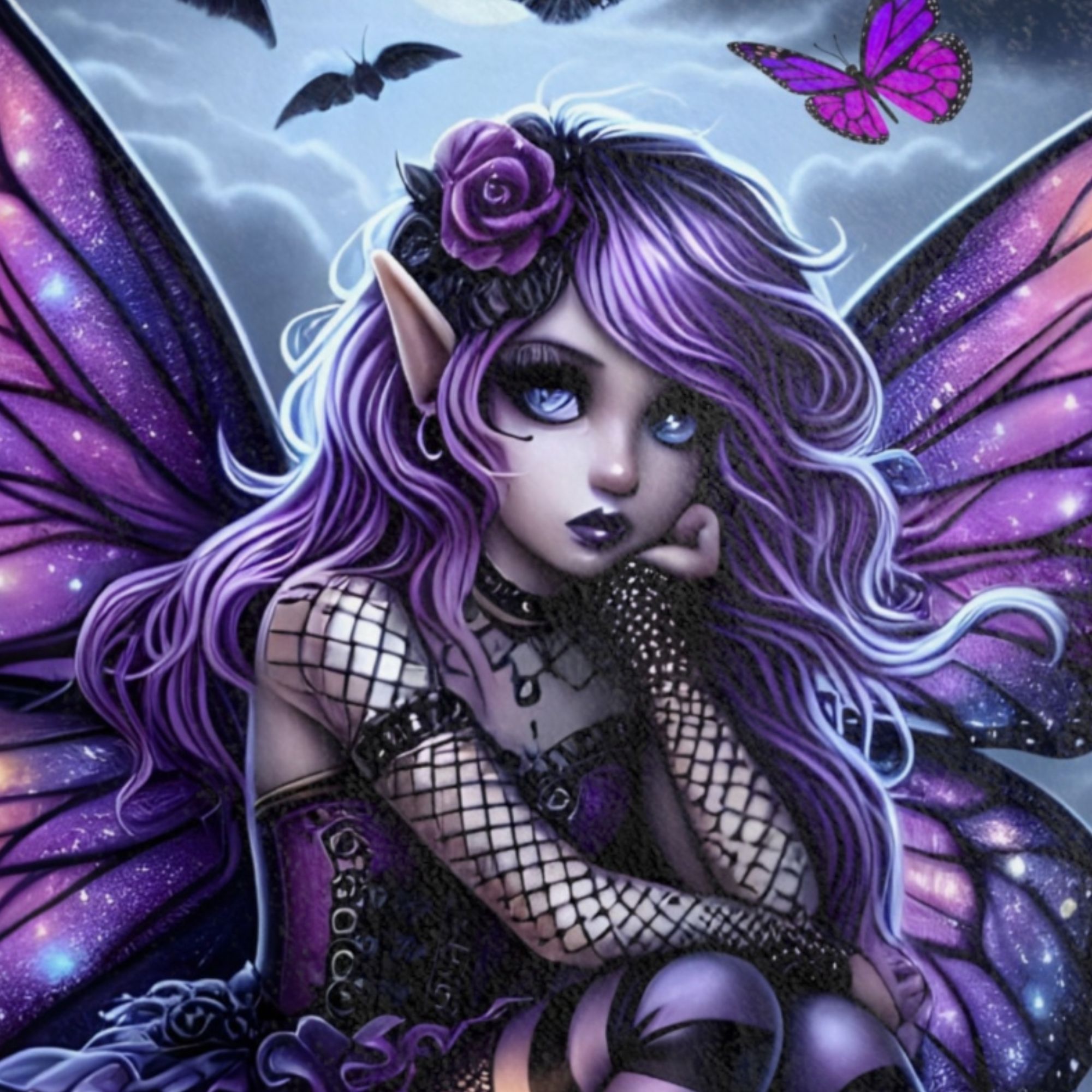 Christmas Stocking Personalized Gothic Fairy product thumbnail image