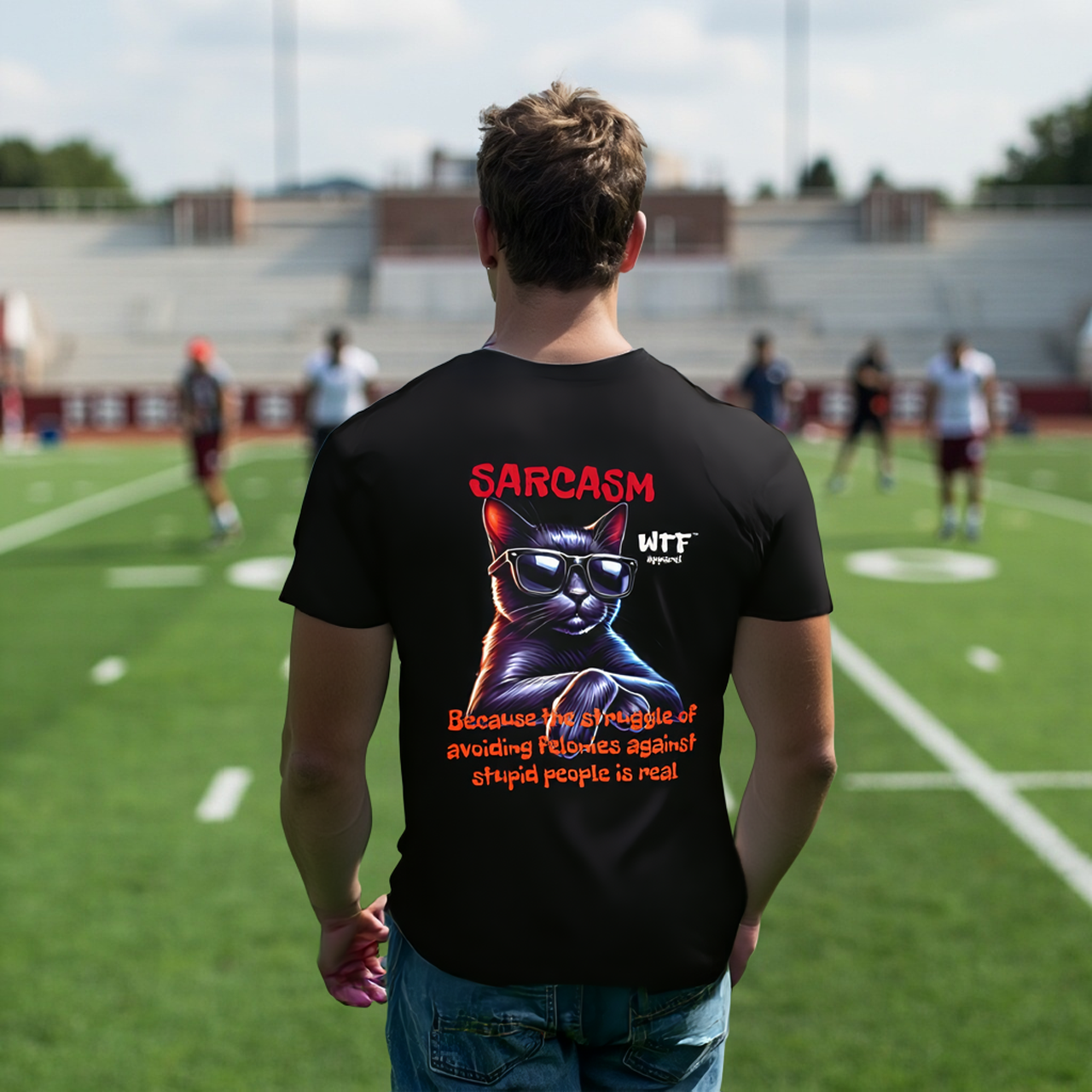 Sarcasm Culture "Sarcasm" The Struggle is Real Tee product thumbnail image Sarcasm Culture "Sarcasm" The Struggle is Real Tee product thumbnail image