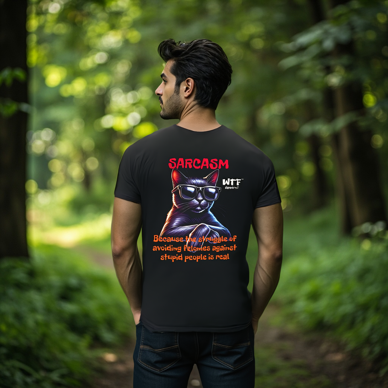 Sarcasm The Struggle is Real Funny Tee product thumbnail image