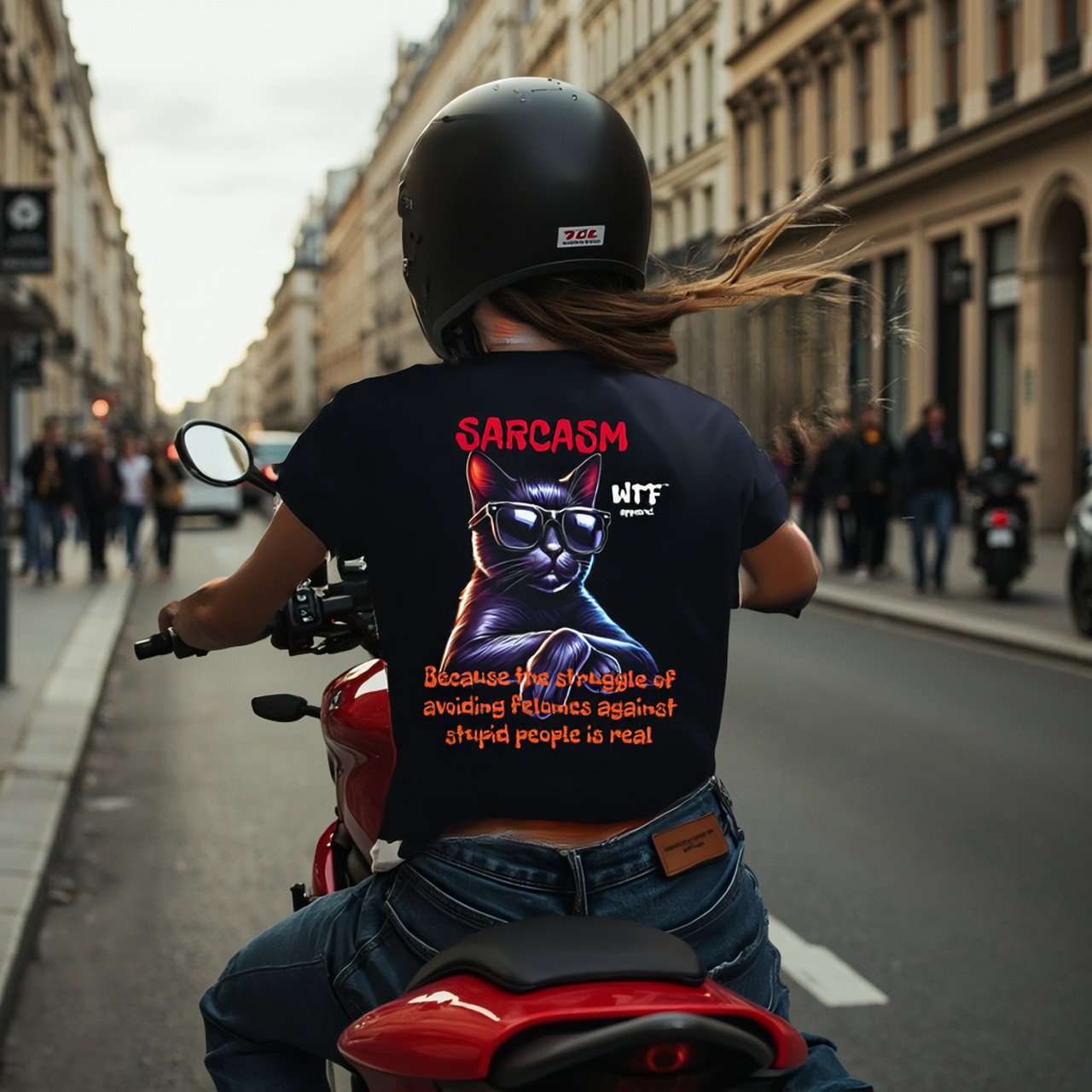 Sarcasm The Struggle is Real Funny Tee product thumbnail image