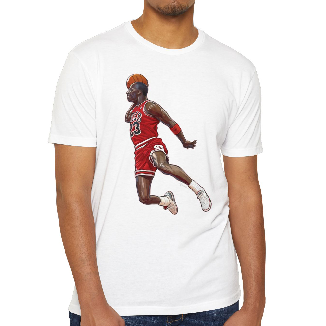 Michael Jordan T-shirt, NBA Fan Gift, Sports Tee, Basketball Apparel, Chicago Bulls Shirt product thumbnail image Michael Jordan T-shirt, NBA Fan Gift, Sports Tee, Basketball Apparel, Chicago Bulls Shirt product thumbnail image