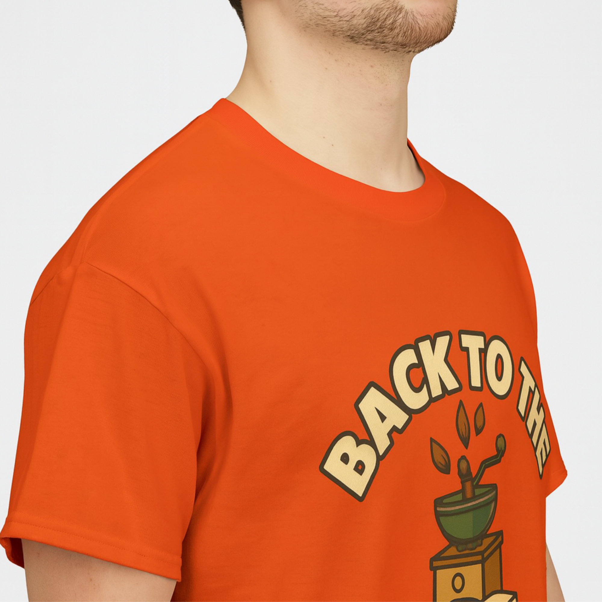 Back to the Grind Teacher T Shirt Coffee Grinder And Books Back to School Tee for Educators Students And Coffee Lovers Retro College Classroom Shirt product thumbnail image