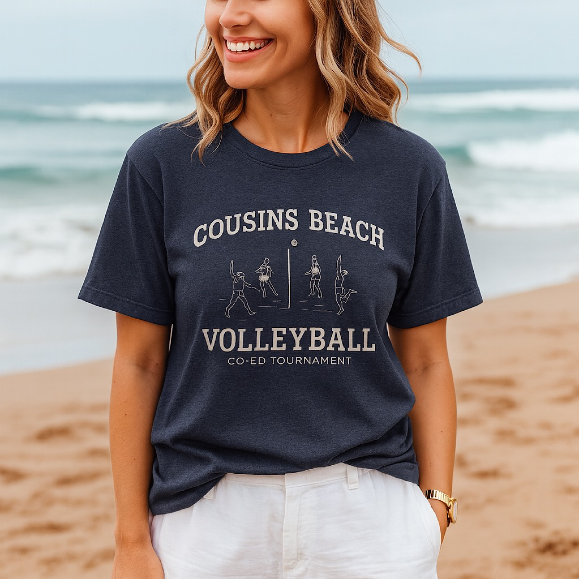 Cousins Beach Volleyball Co-Ed Tournament T-Shirt | The Summer I Turned Pretty 