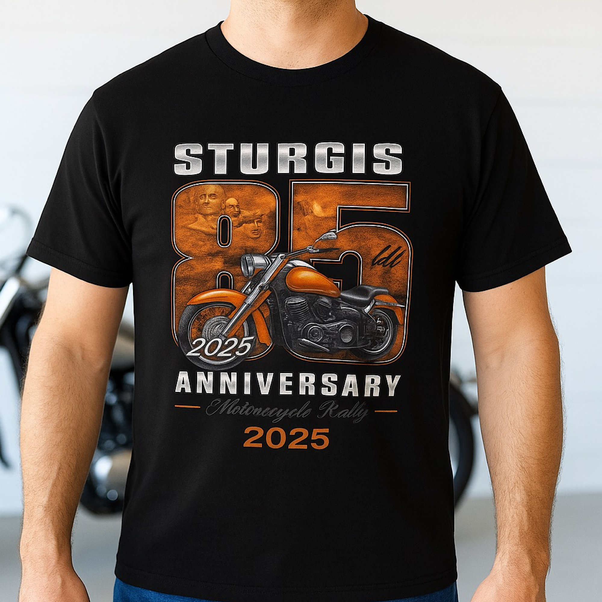 Spurges 85th Anniversary 2025 T-Shirt Biker Rally Harley Motorcycle Graphic Tee 