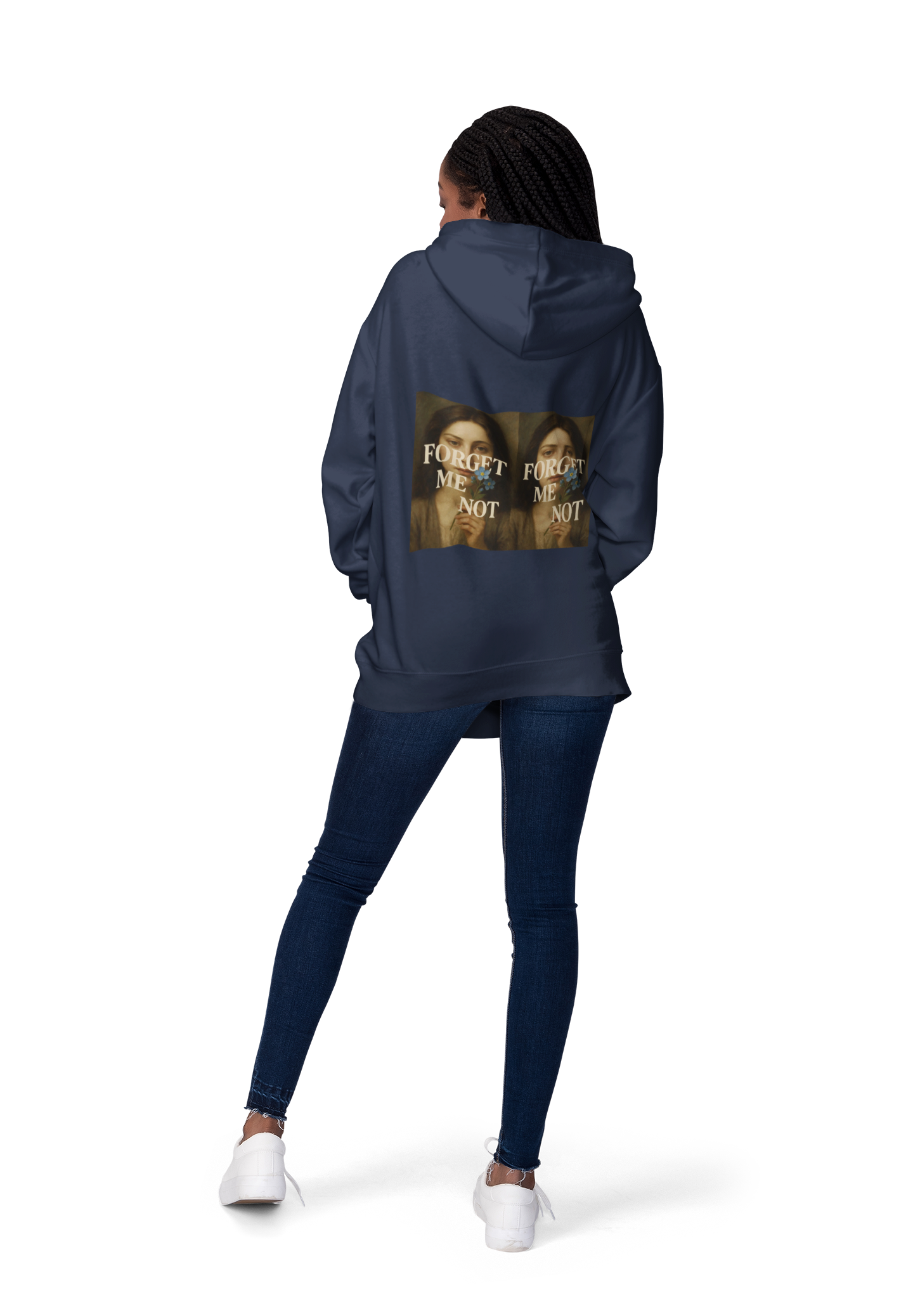 Memory Keeper Hoodie - Forget Me Not Design, Cozy Sweatshirt for Memories, Unique Gift for Friends, Thoughtful Apparel for Remembrance, product thumbnail image