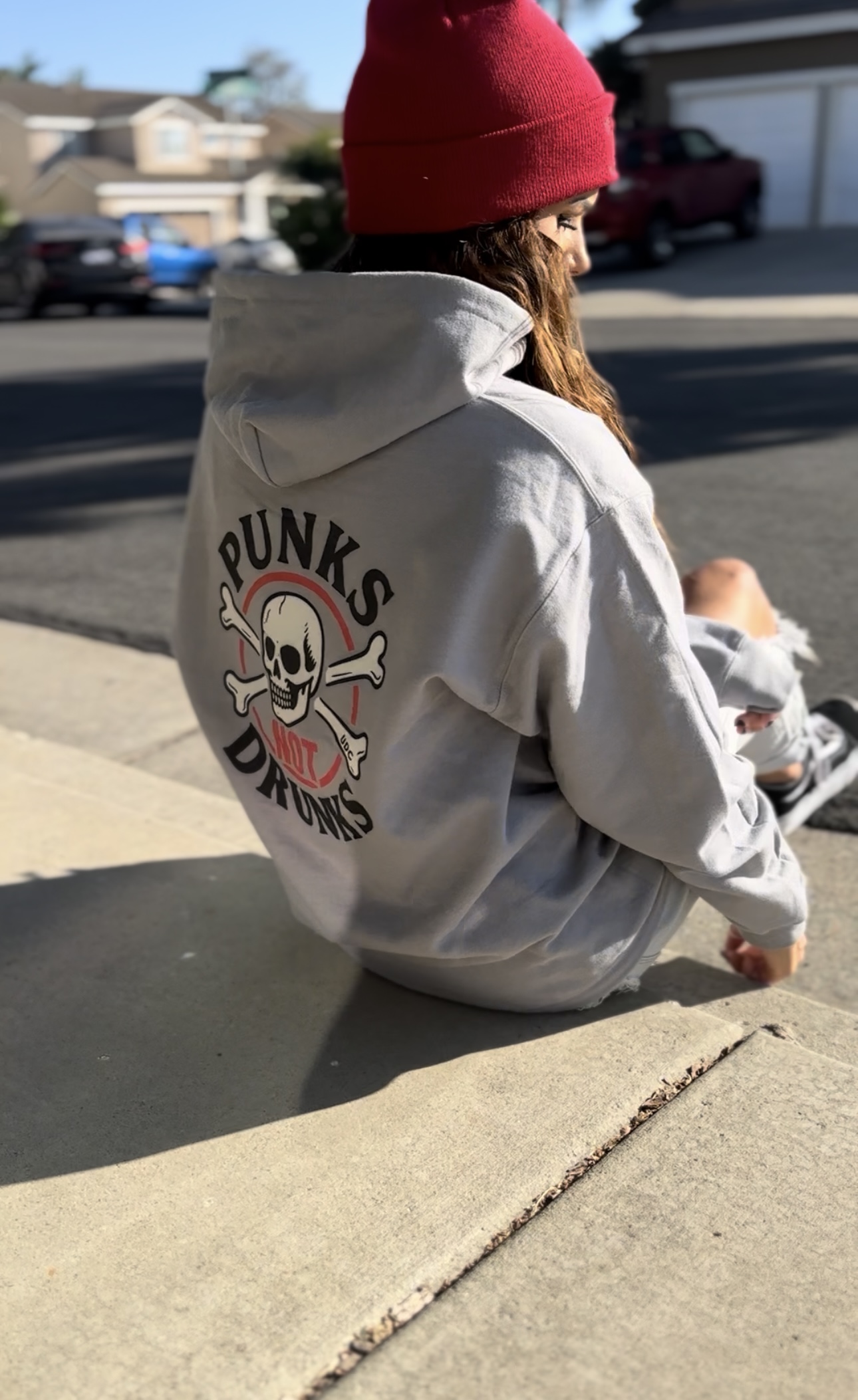 Punk-Inspired Fleece Hoodie for Music Lovers, Unisex Hoodie, Gift Idea for Concerts, Casual Style, Skull Design product thumbnail image Punk-Inspired Fleece Hoodie for Music Lovers, Unisex Hoodie, Gift Idea for Concerts, Casual Style, Skull Design product thumbnail image