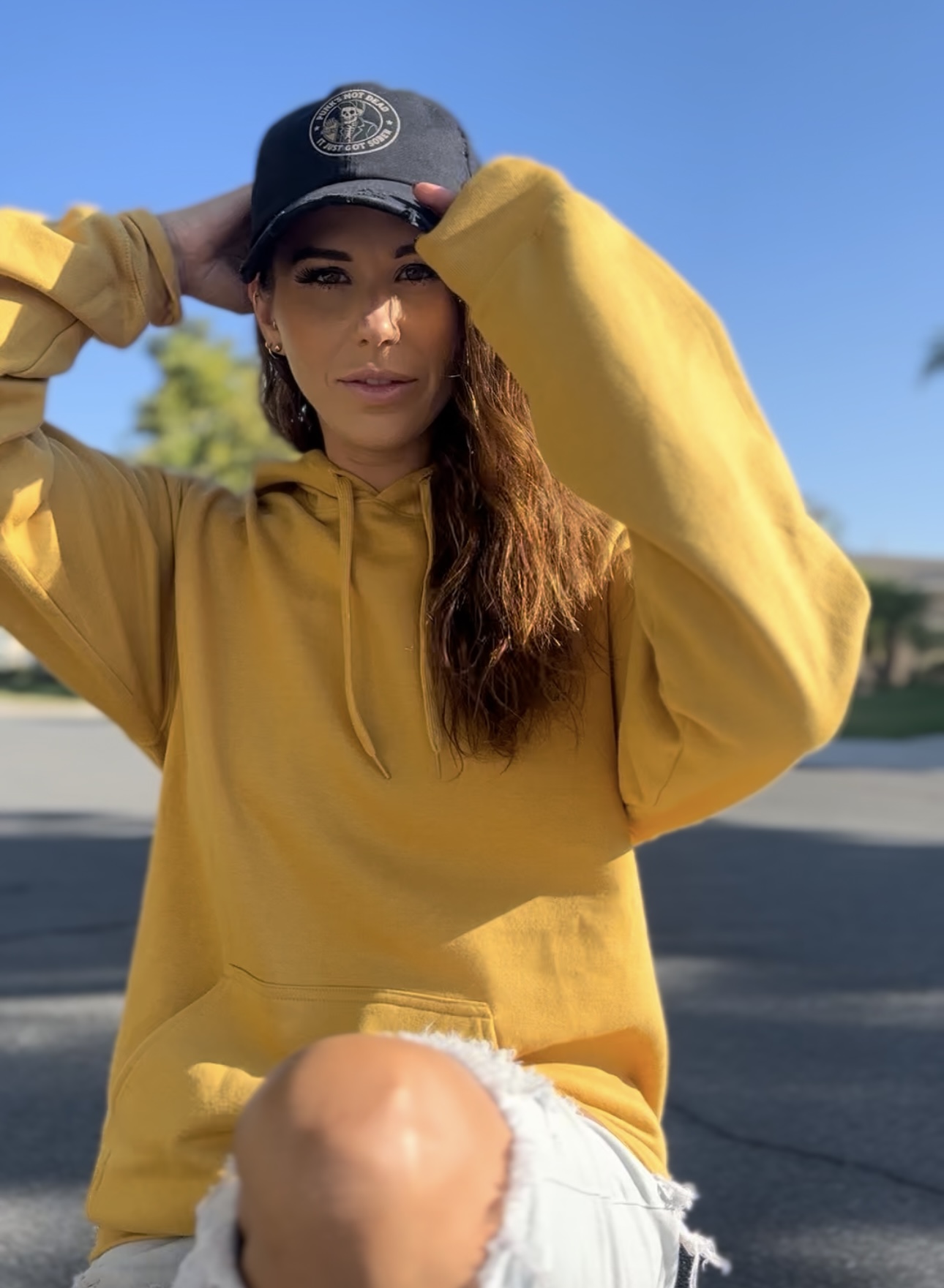 Distressed Skull Cap - Casual Unisex Hat, Funny Dad Gift, Gothic Fashion Accessory, Halloween Costume, Everyday Wear product thumbnail image Distressed Skull Cap - Casual Unisex Hat, Funny Dad Gift, Gothic Fashion Accessory, Halloween Costume, Everyday Wear product thumbnail image