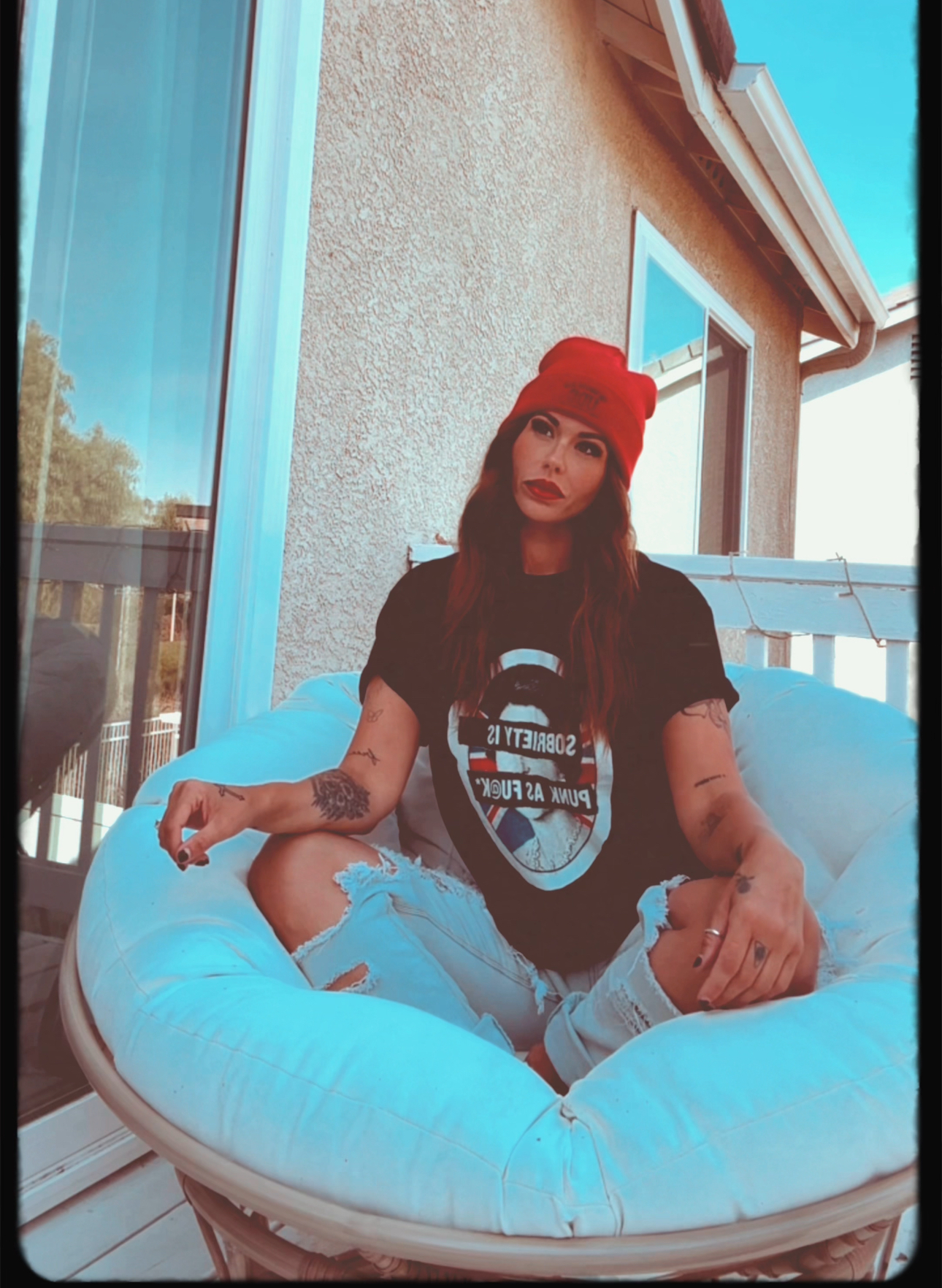 Graphic Tee - Sobriety is Punk as F$&k product thumbnail image Graphic Tee - Sobriety is Punk as F$&k product thumbnail image