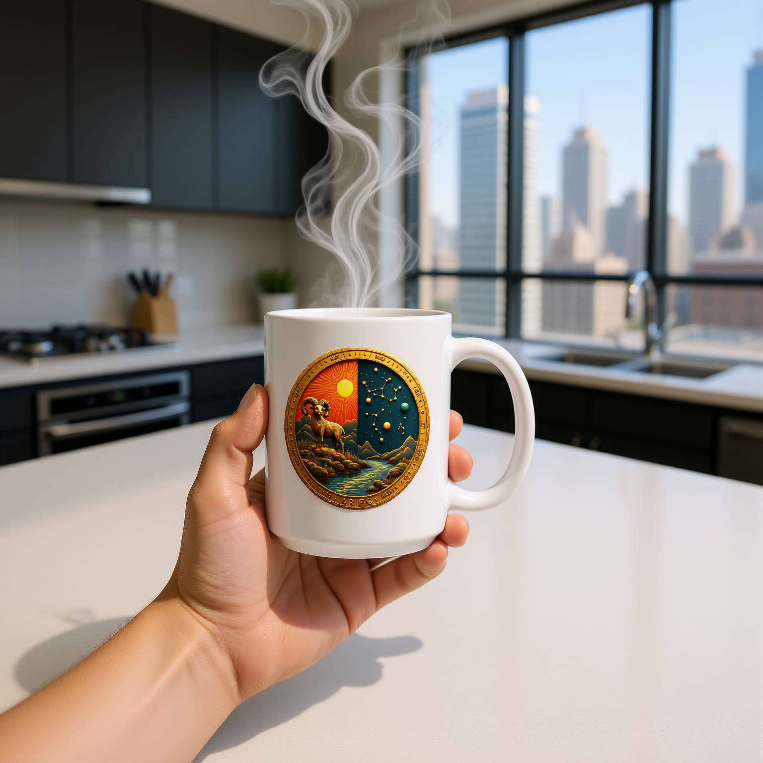 Celestial Identity Mug - Who I Am Series | Aries Sign | Astrology Enthusiast Gifts, Personalized Zodiac Coffee Cups, Dishwasher Safe product thumbnail image Celestial Identity Mug - Who I Am Series | Aries Sign | Astrology Enthusiast Gifts, Personalized Zodiac Coffee Cups, Dishwasher Safe product thumbnail image