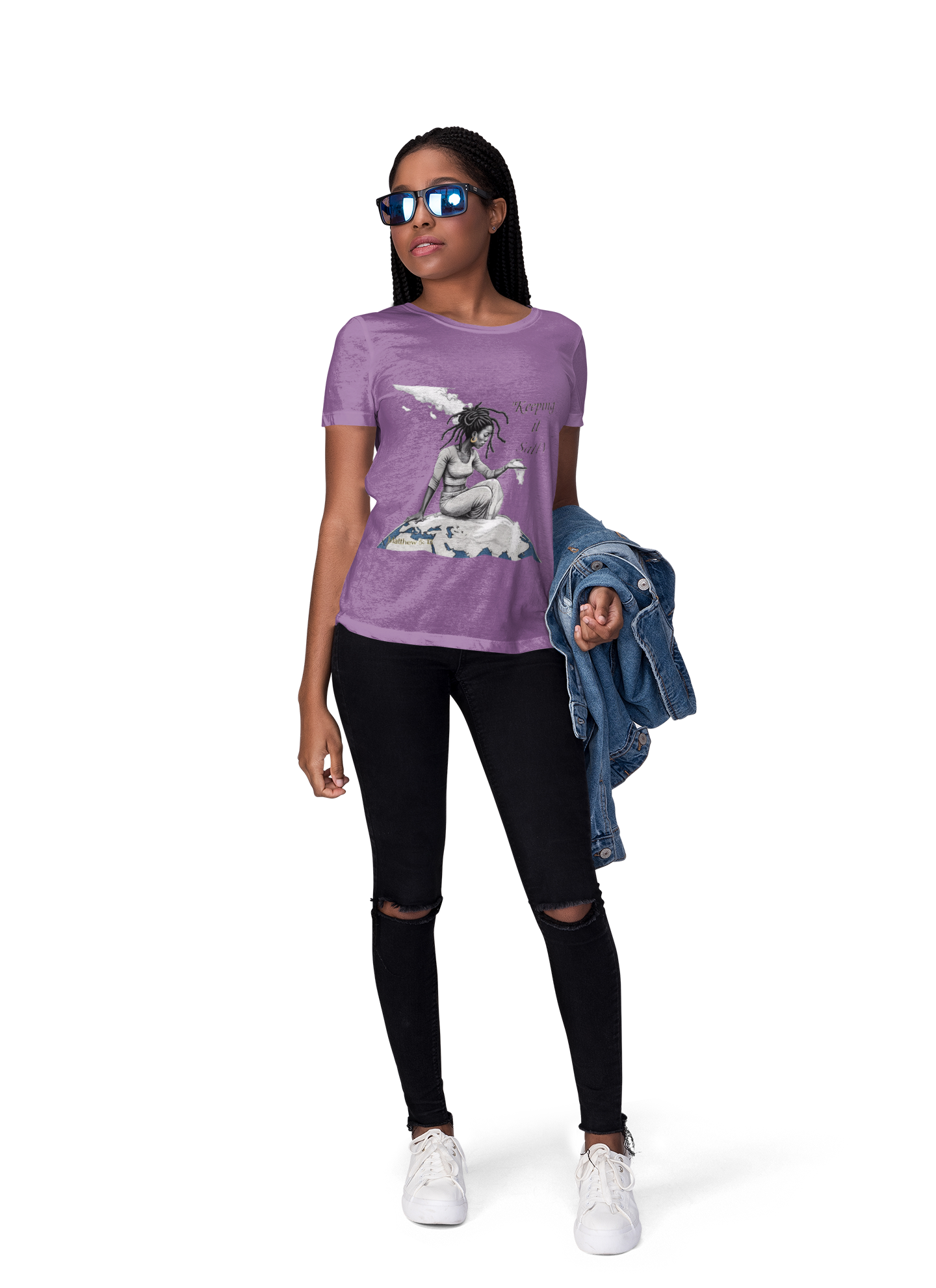 Salt of the Earth Faithful Woman Tee product thumbnail image Salt of the Earth Faithful Woman Tee product thumbnail image