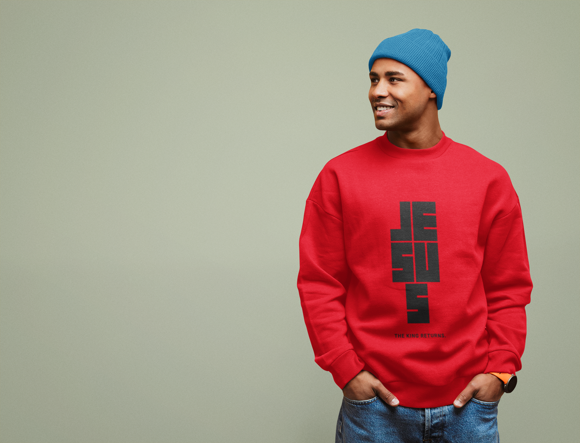 Unisex Midweight Softstyle Fleece Crewneck Sweatshirt product thumbnail image