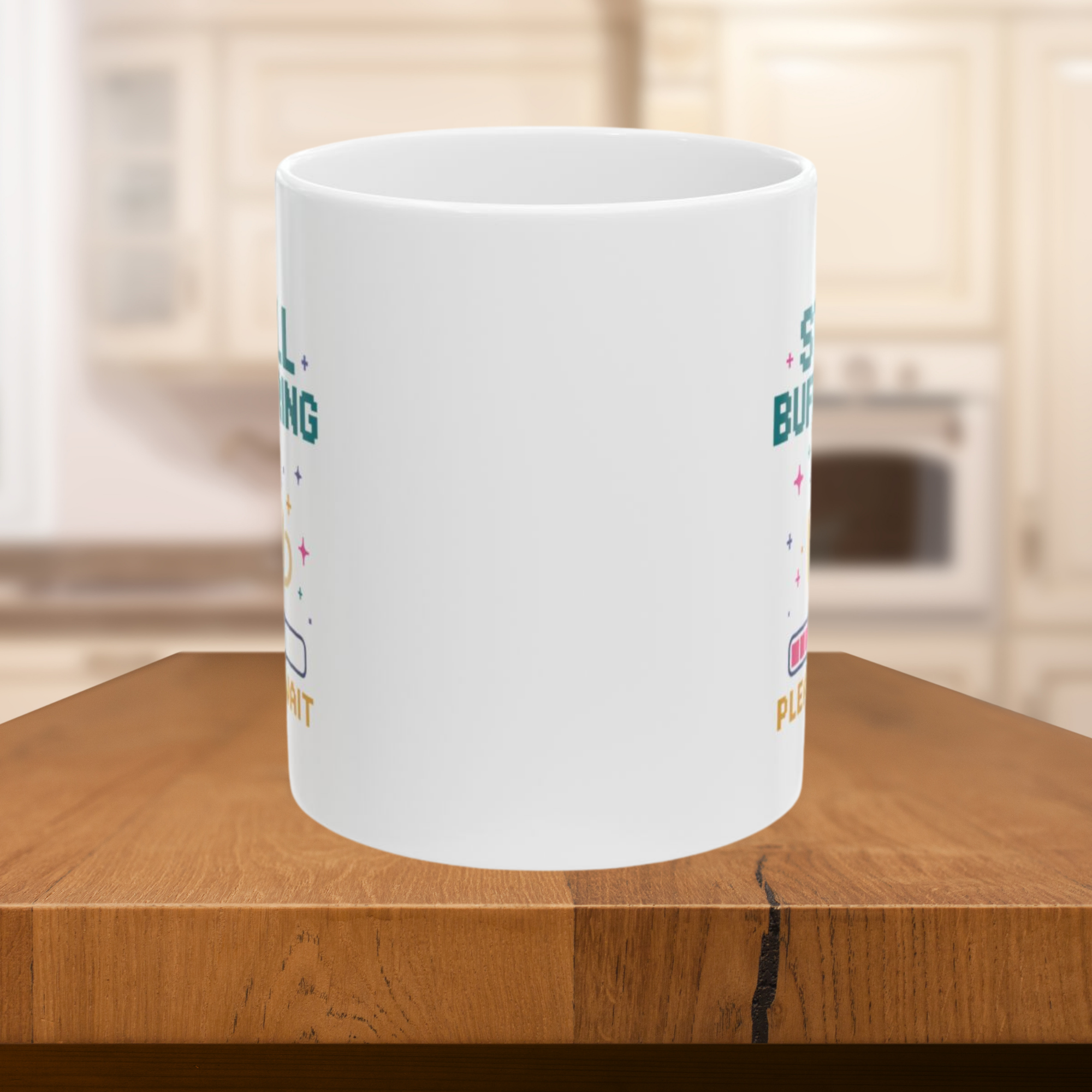 Still Buffering Please Wait Coffee Mug | Funny Tech Geek Gift | White Ceramic Mug 11oz And 15oz | Humor Office Cup for Gamers And Coders product thumbnail image