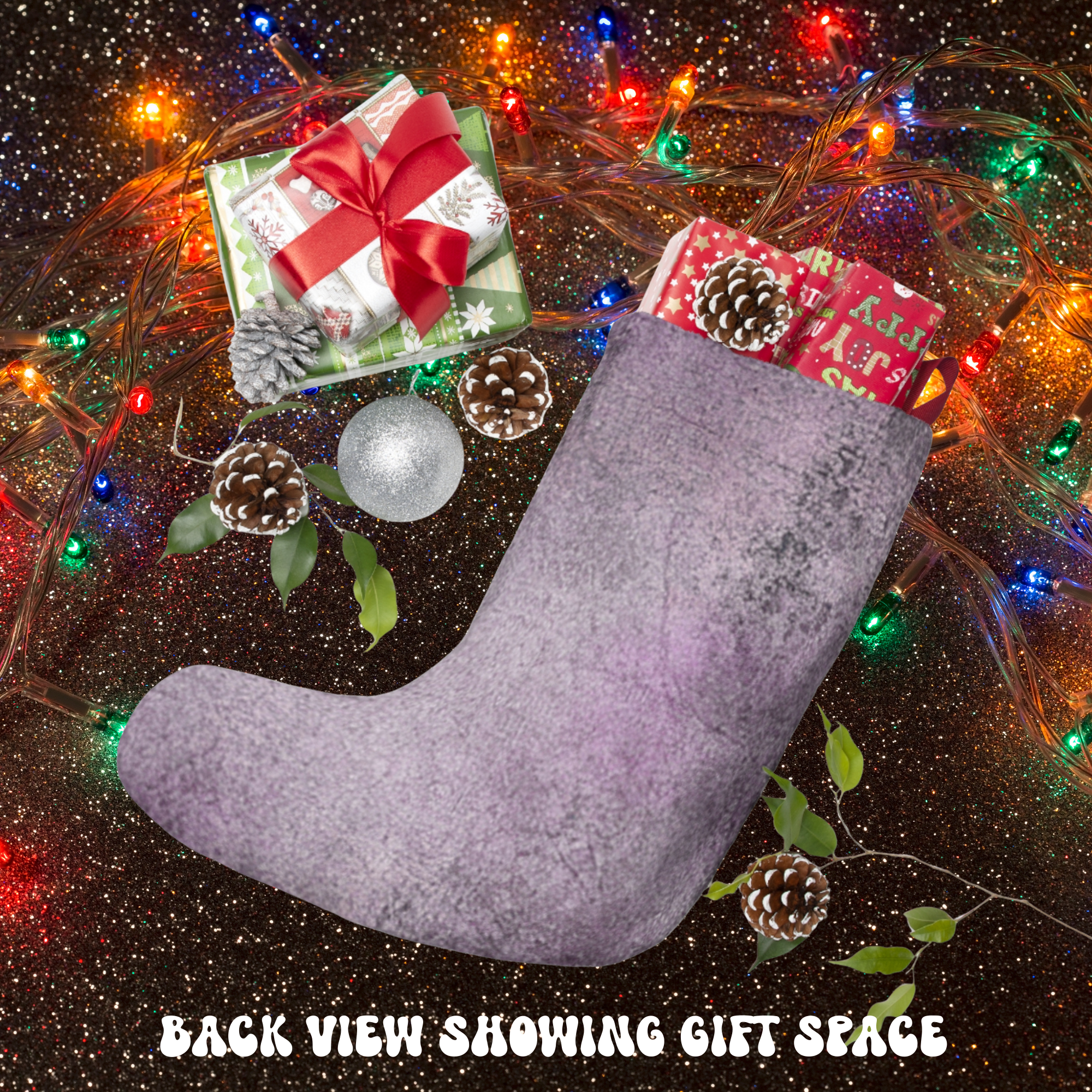 Personalized Gothic Roses Stocking product thumbnail image