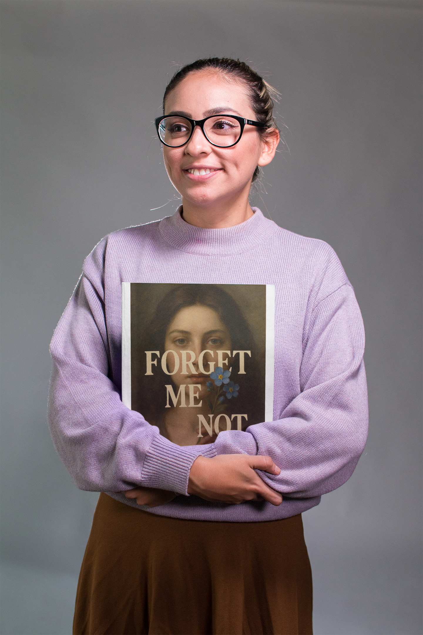 Forget Me Not Spiral Notebook | Inspirational Journal | Gift for Writers, Artists, Note-Takers, Flower Lovers, Remembering