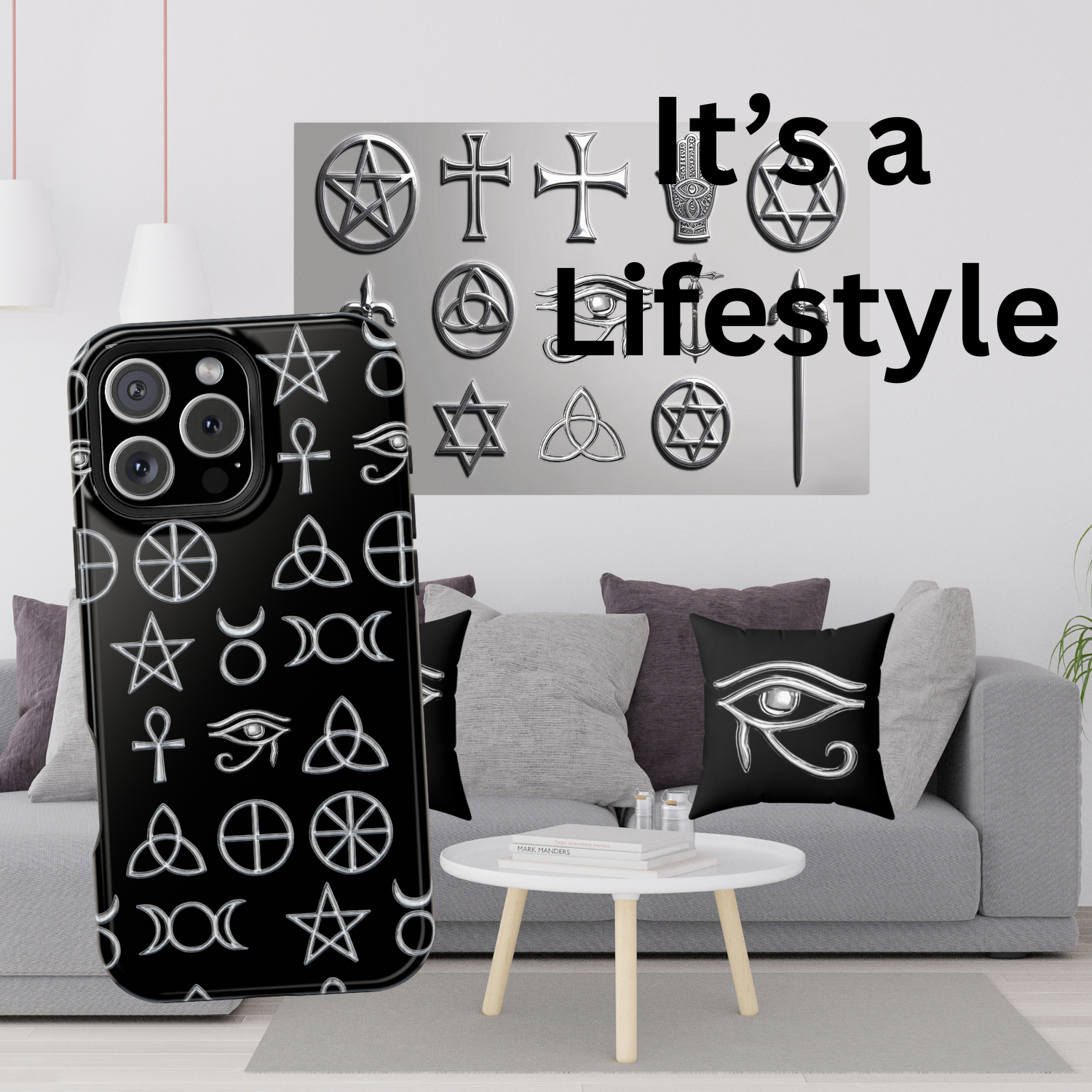 Mystical Magnetic Phone Case – Occult inspired design, Witchy Vibes, Gothic Gift by Candle Carma product thumbnail image