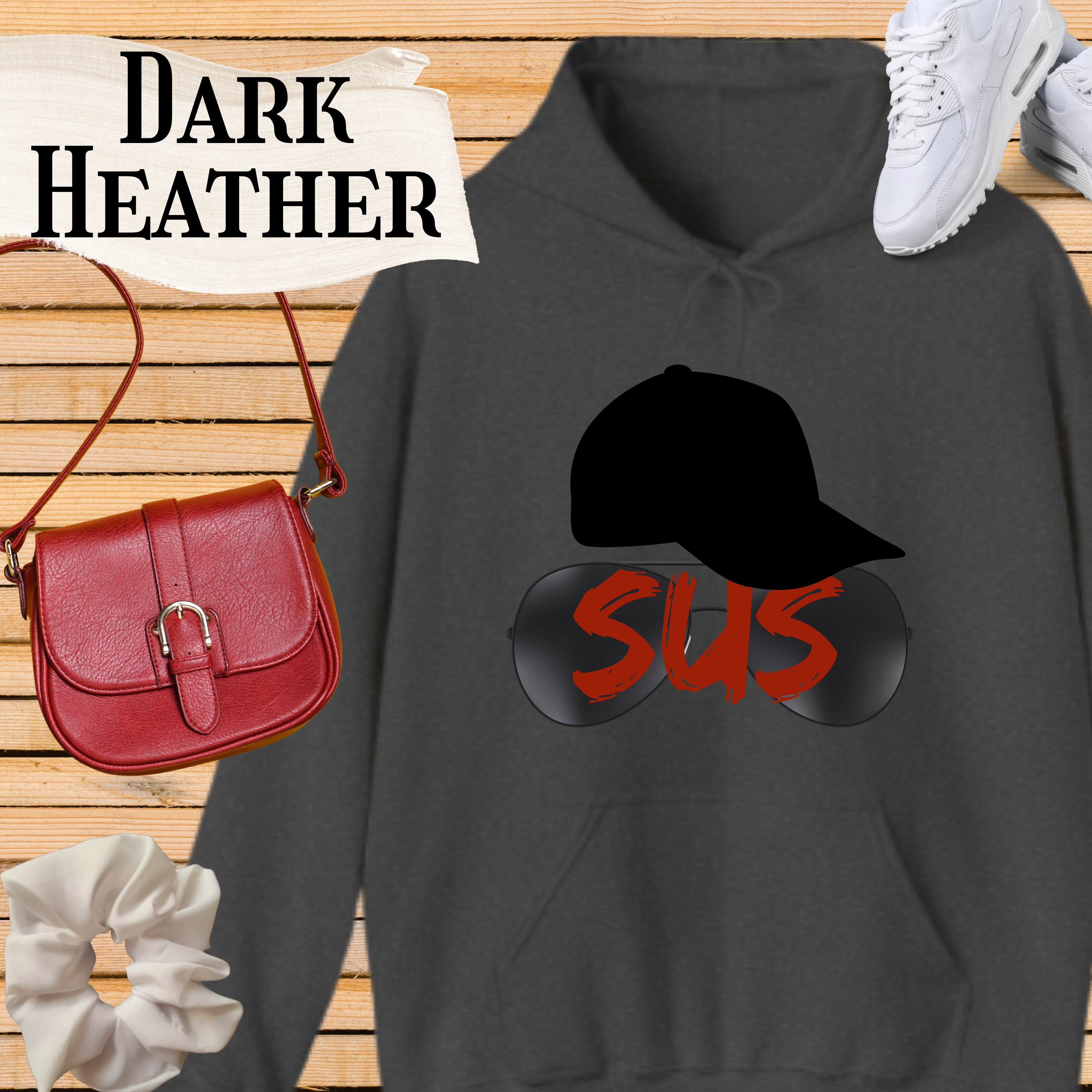 Sus Hooded Sweatshirt, Trendy hoodie, Cozy Hoodie, Statement apparel product thumbnail image Sus Hooded Sweatshirt, Trendy hoodie, Cozy Hoodie, Statement apparel product thumbnail image